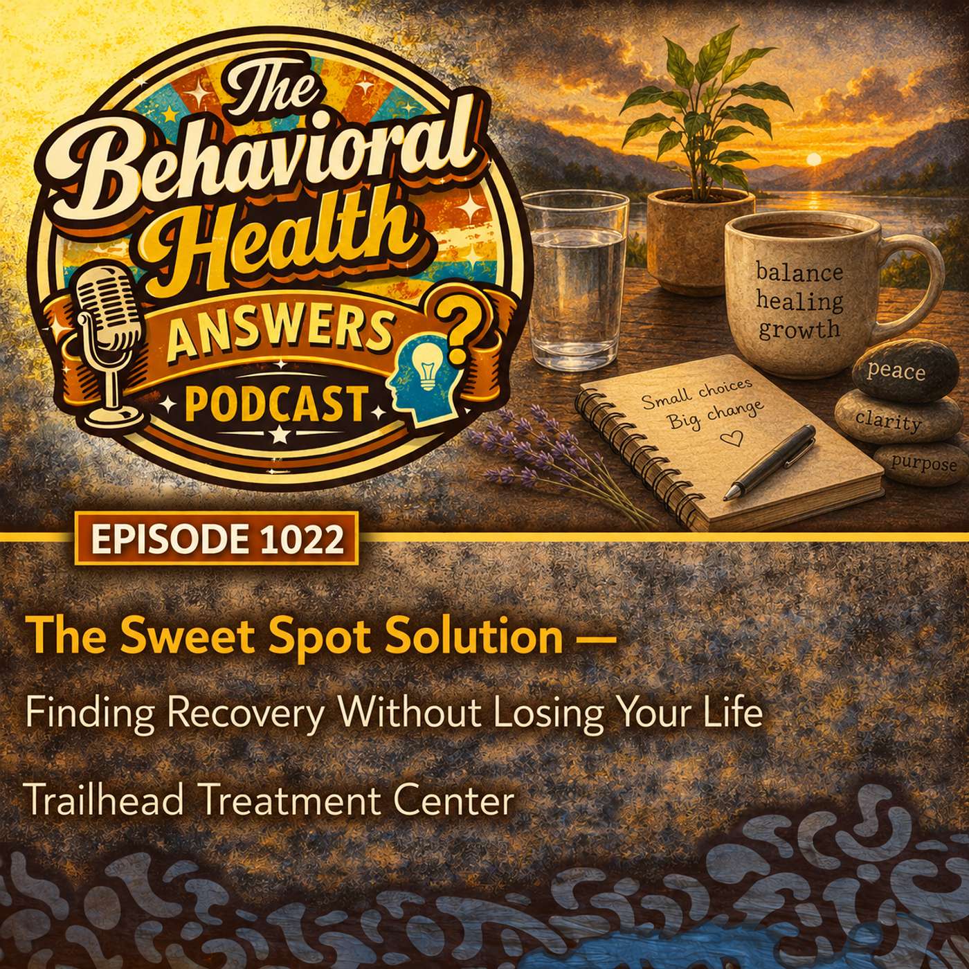 Episode 1022: The Sweet Spot Solution - Finding Recovery Without Losing Your Life | Trailhead Treatment Center episode artwork