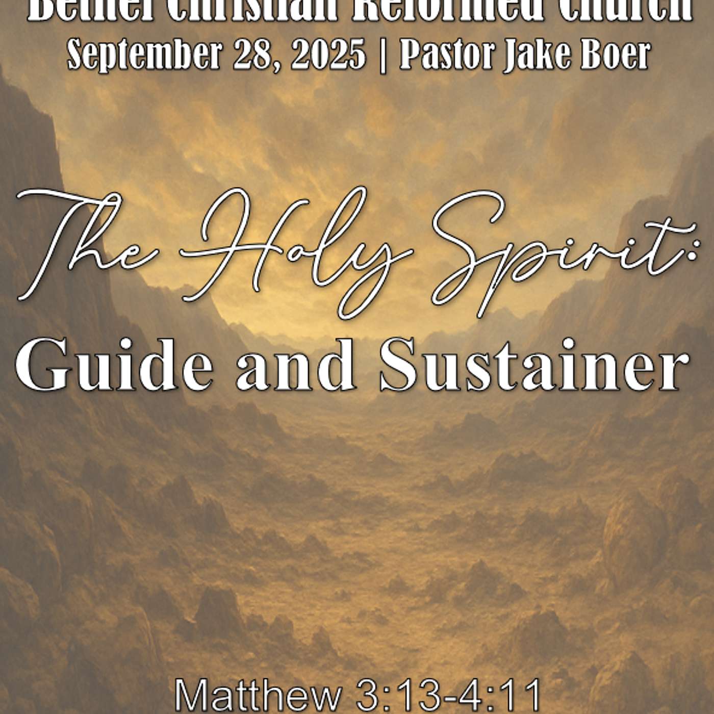 September 28, 2025  The Holy Spirit: Guide and Sustainer | Matthew 3:13-4:11 episode artwork