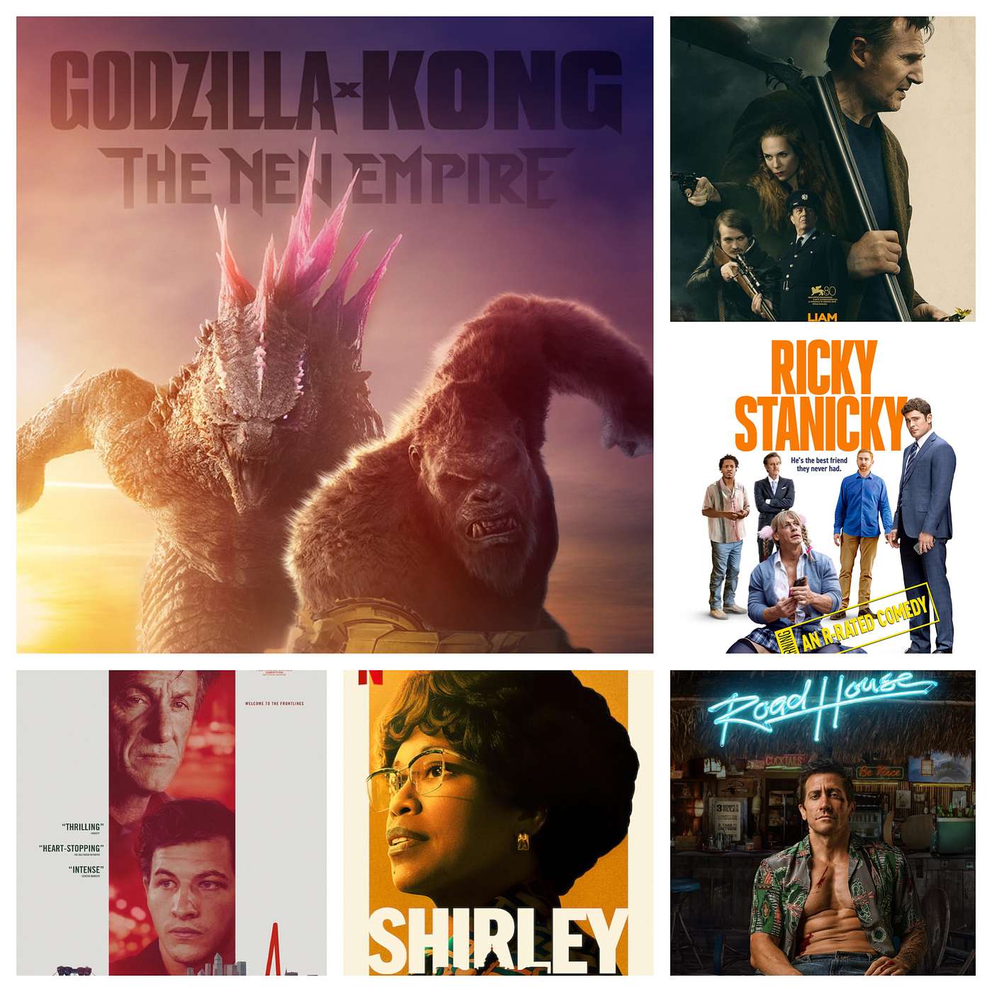 Episode 151: Godzilla X Kong: The New Empire, In the Land of Saints and Sinners, Ricky Stanicky, Shirley, Road House, Asphalt City episode artwork