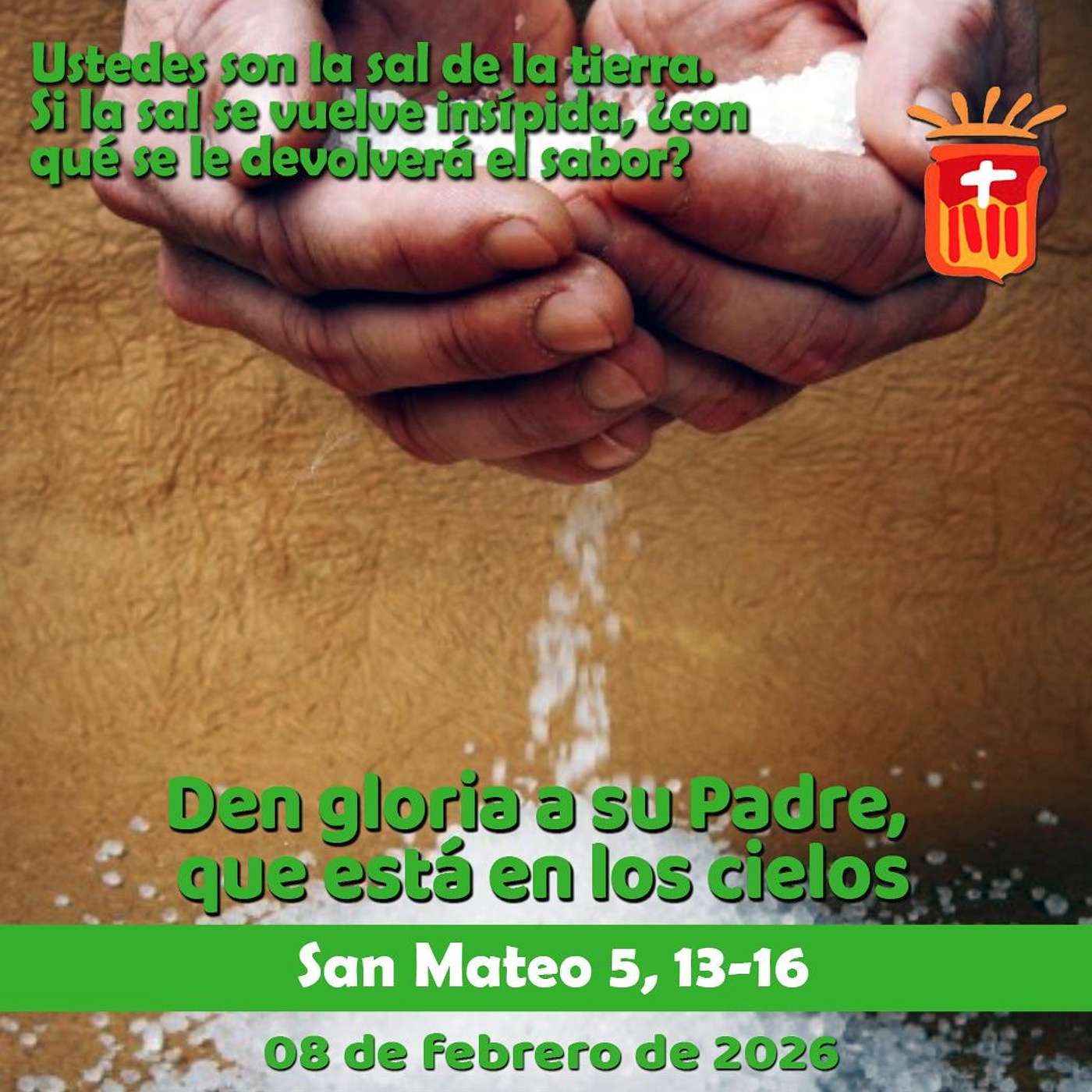 2026-02-08 San Mateo 5, 13-16: Domingo V Ordinario