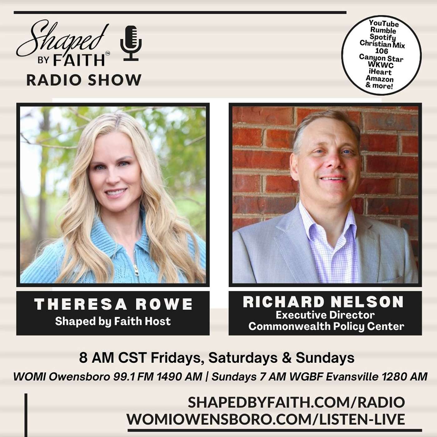 Shaped by Faith with Theresa Rowe