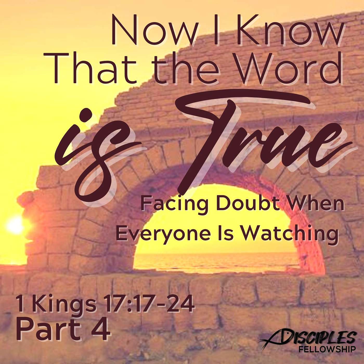 Now I Know That the Word Is True: Facing Doubt When Everyone Is Watching, Part 4; 1 Kings 17:17-24