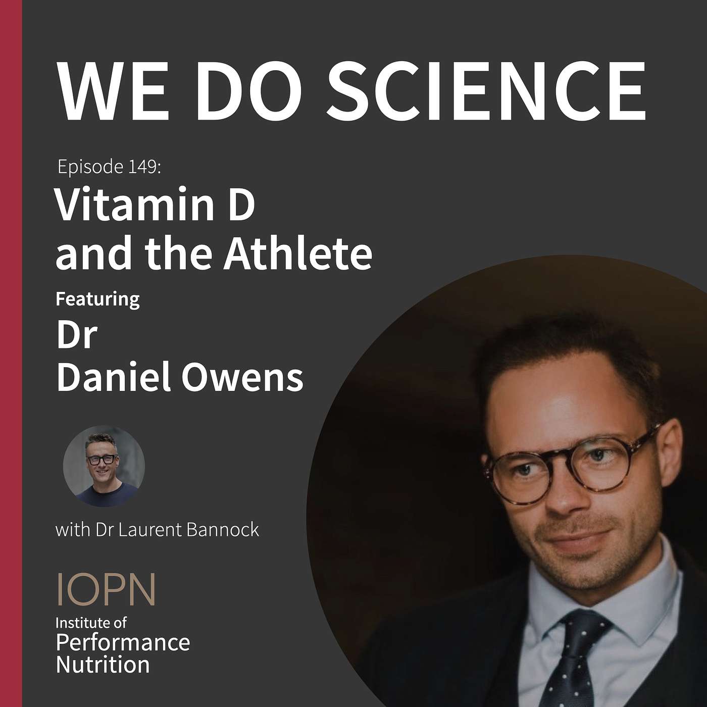 cover of episode "Vitamin D and the Athlete" with Dr Daniel Owens PhD