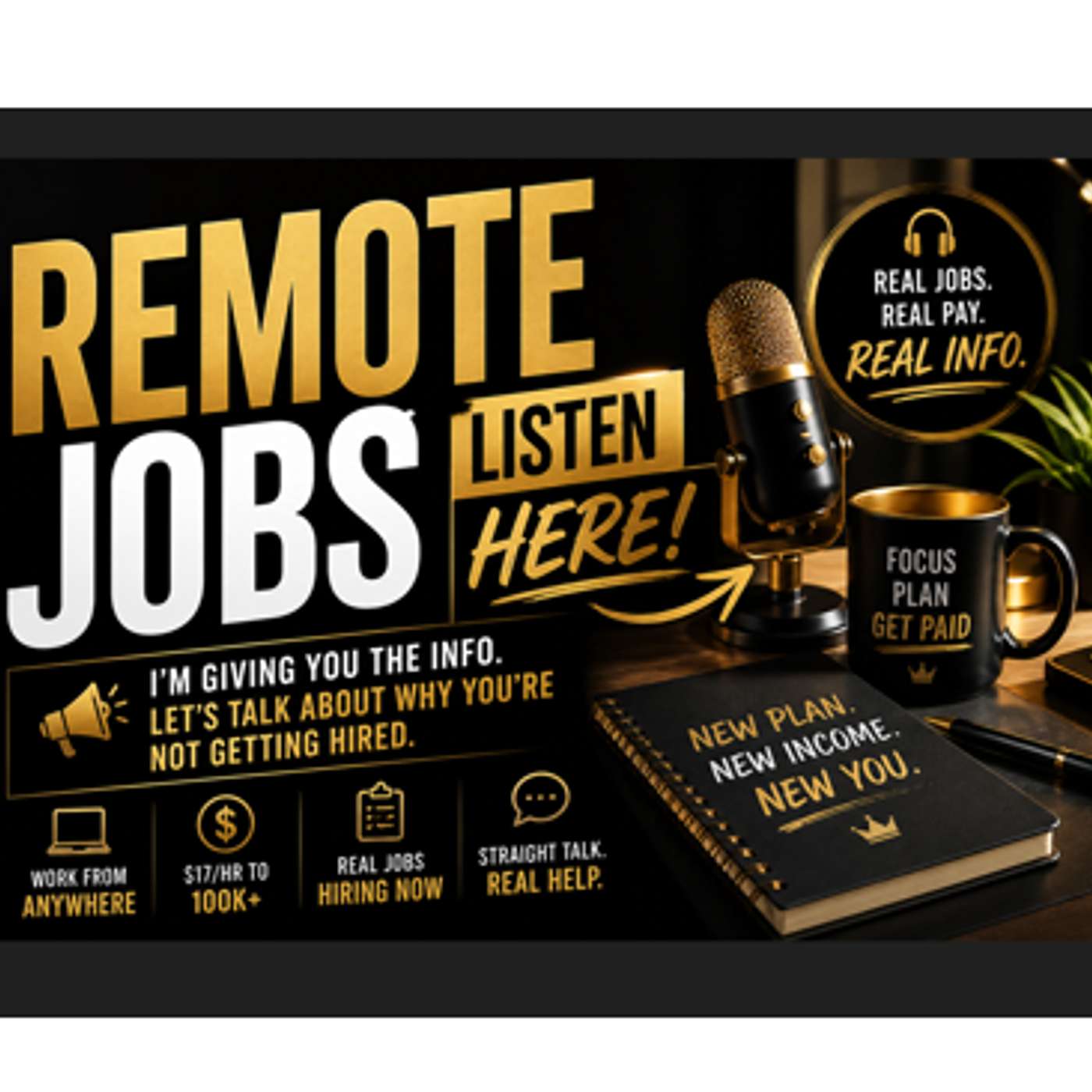 Remote jobs, listen here. Are you getting hired? episode artwork