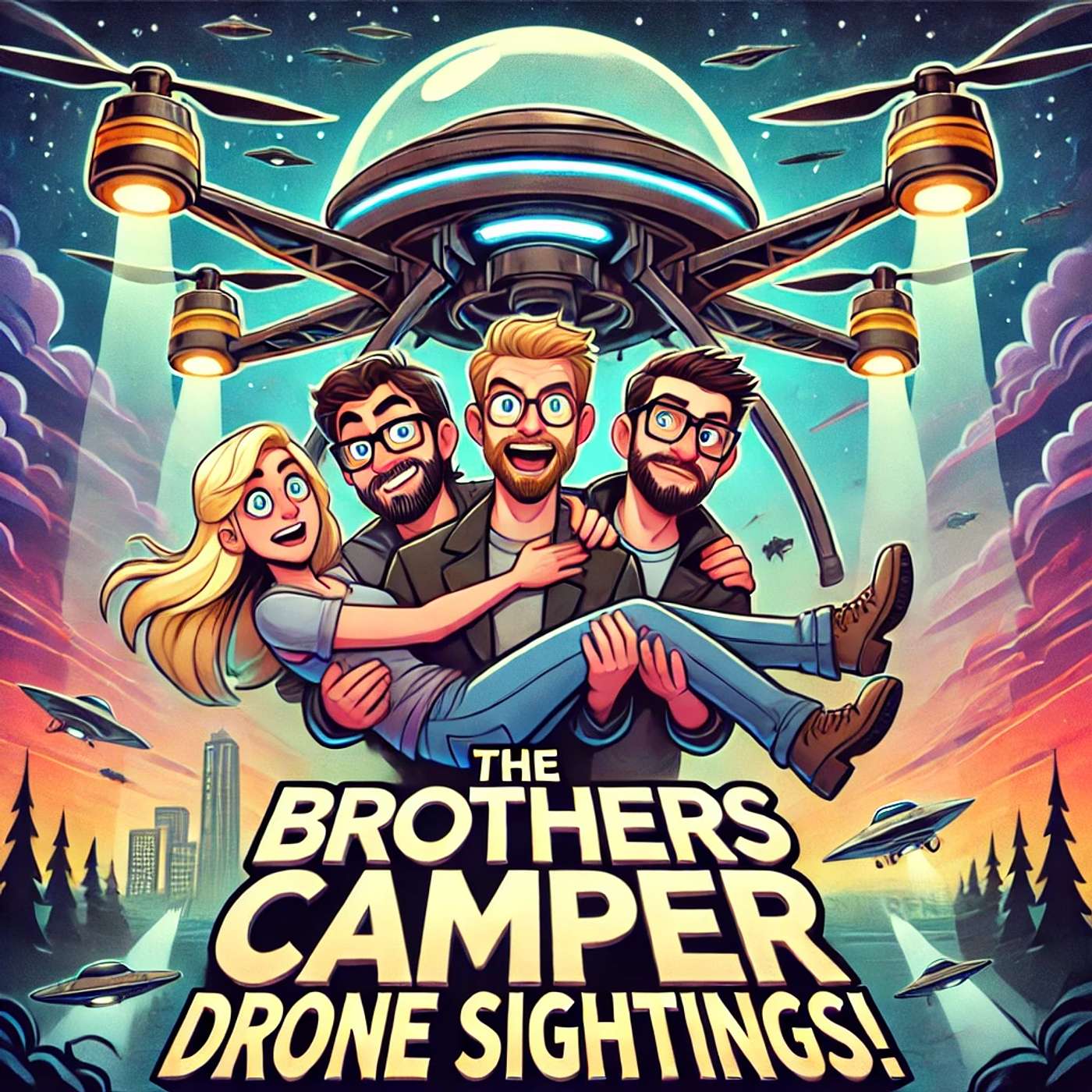The Brothers Camper S02-05  Superheroes & Galactic Adventures - DRONES!! episode artwork