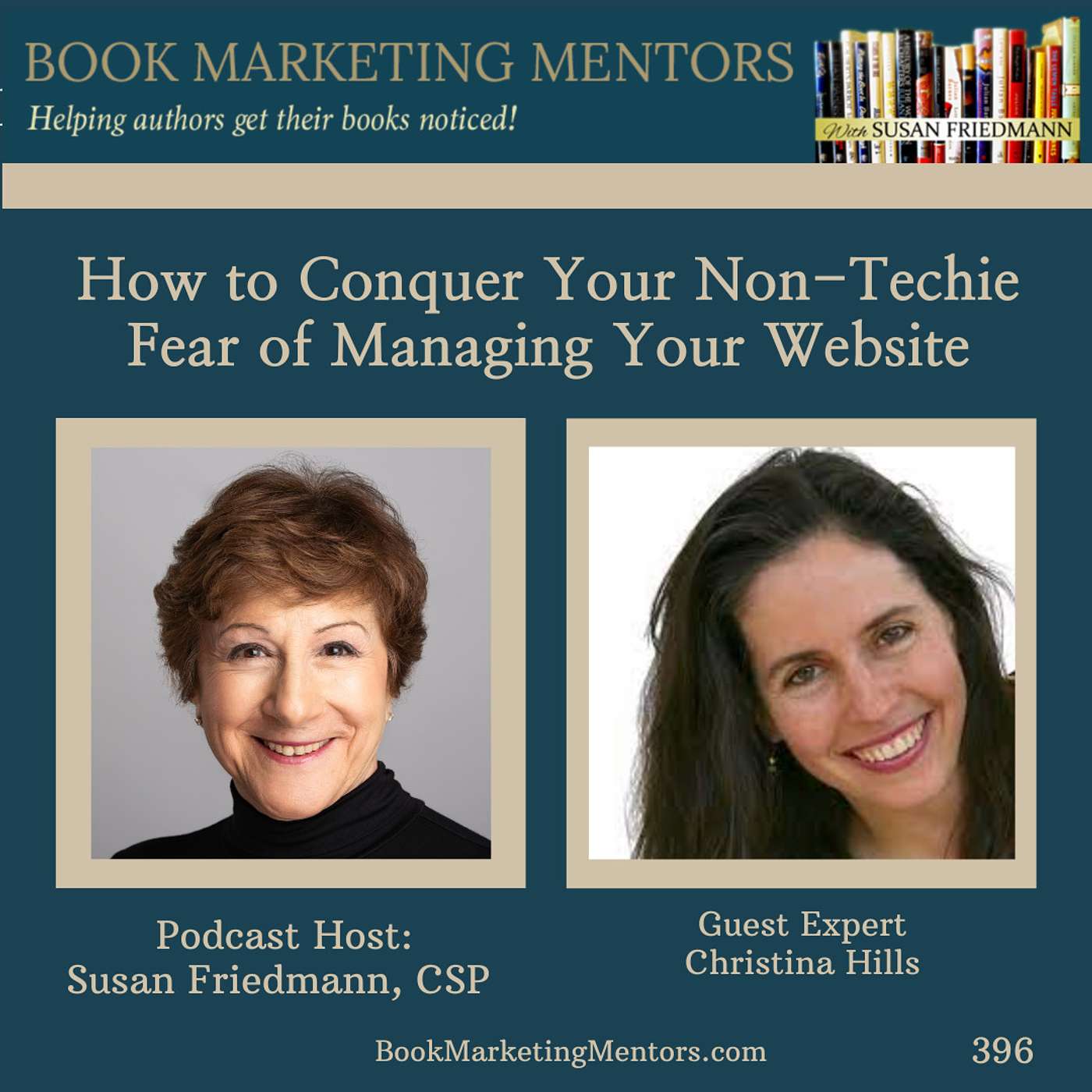 How to Best Conquer Your Non-Techie Fear of Managing Your Website - BM 396 - podcast episode cover