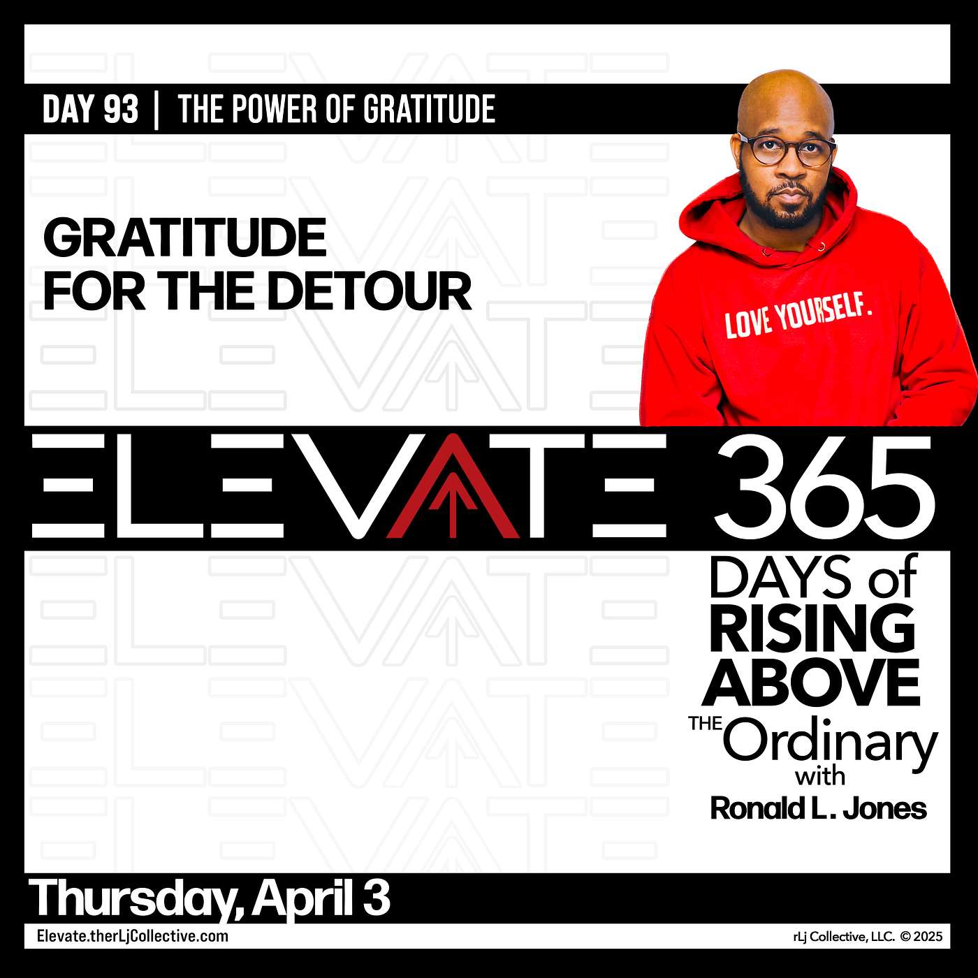 Day 93:  Gratitude for the Detour