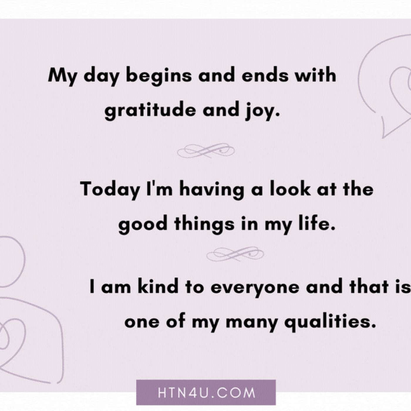 1020: HTN4U Affirmations on Gratitude
