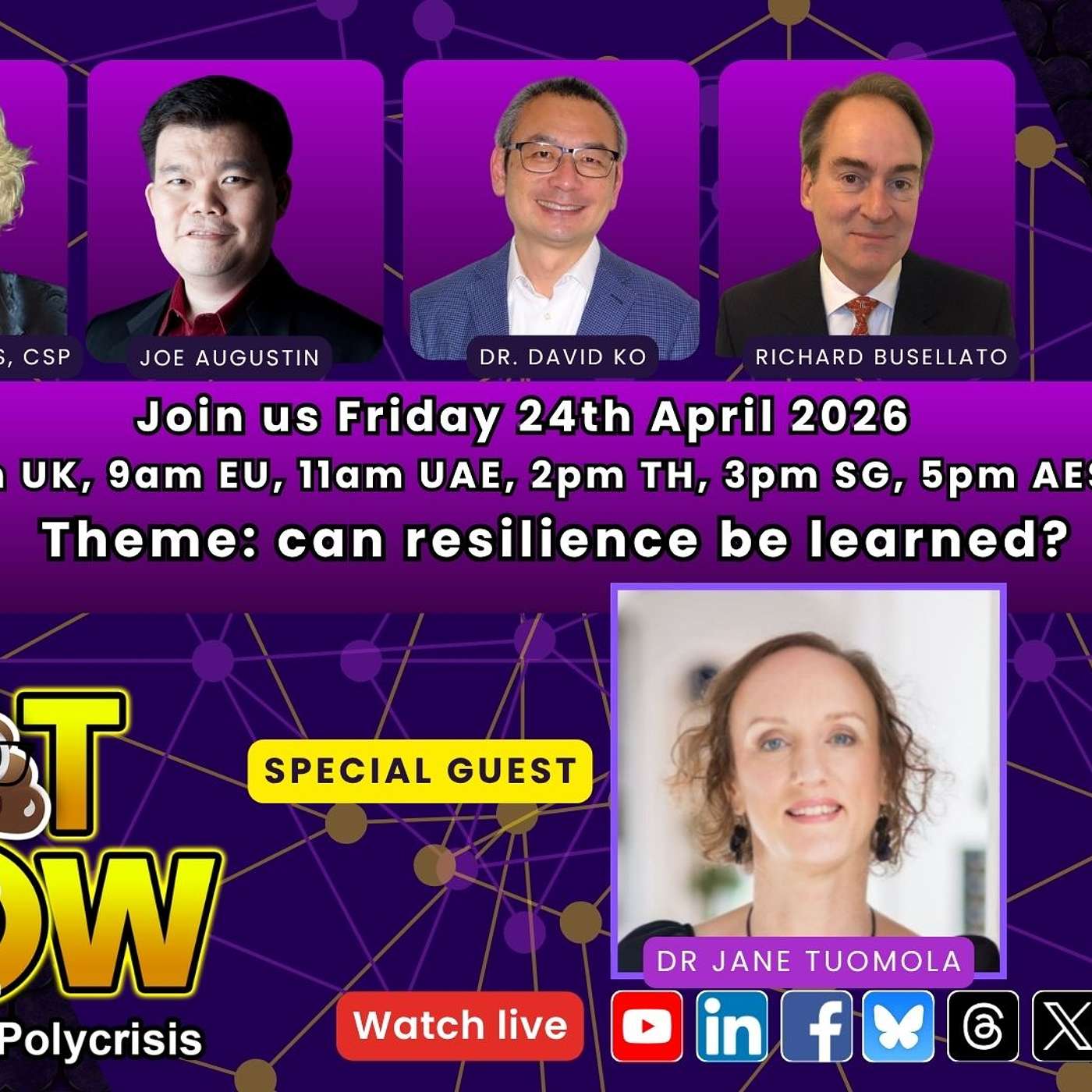 The Sh*t Show: can resilience be learned?