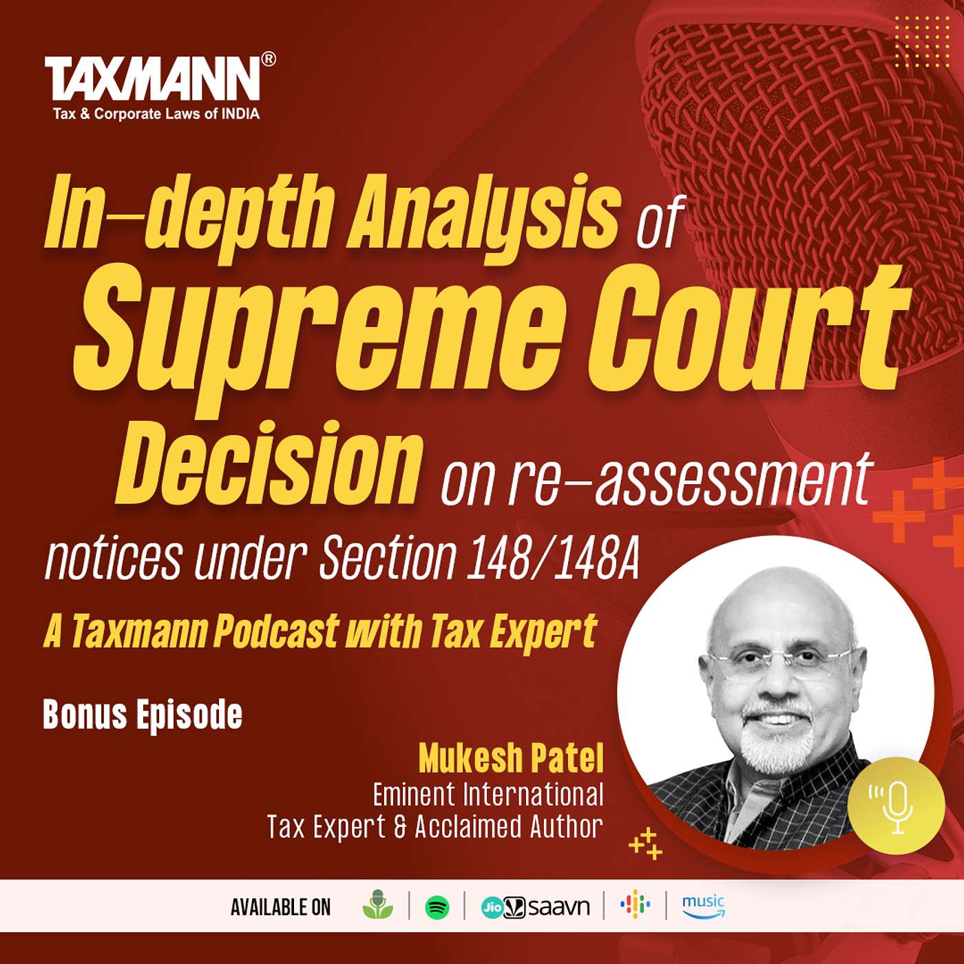 In-depth Analysis of Supreme Court Decision on re-assessment notices under Section 148/148A episode artwork