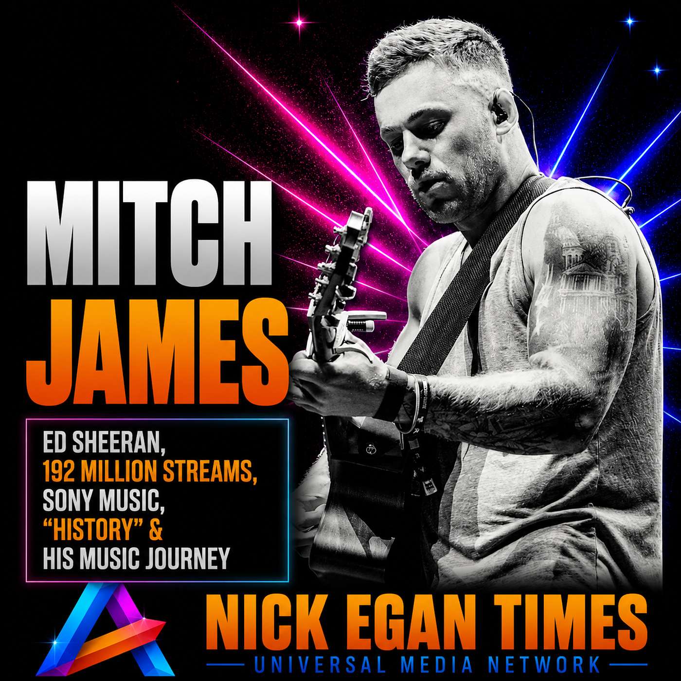 Mitch James Ed Sheeran, Hundreds Of Million Streams, Sony Music, “History” & His Music Journey | Nick Egan Times episode artwork