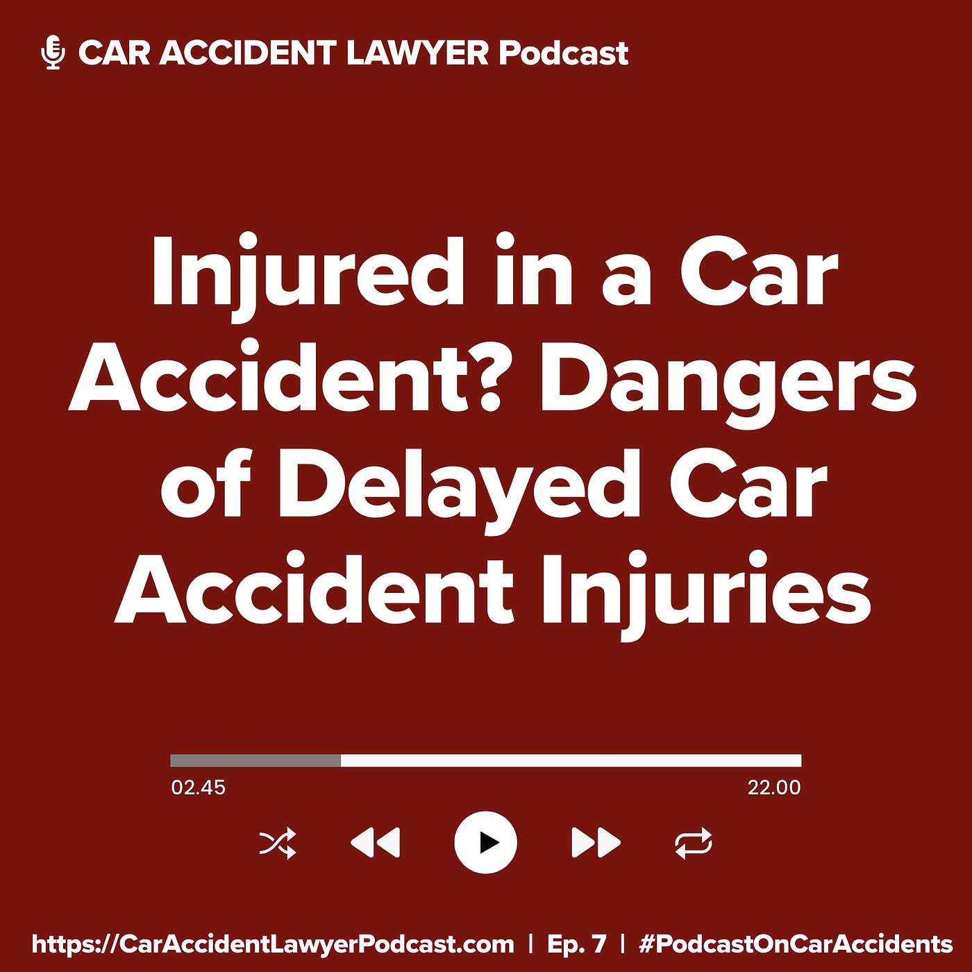 Injured in a Car Accident? Dangers of Delayed Car Accident Injuries