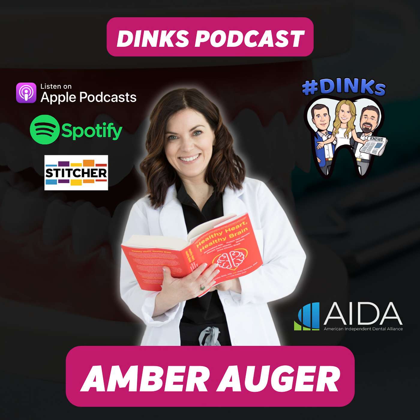 Amber Auger, RDH of Thrive in the Op with the DINKS