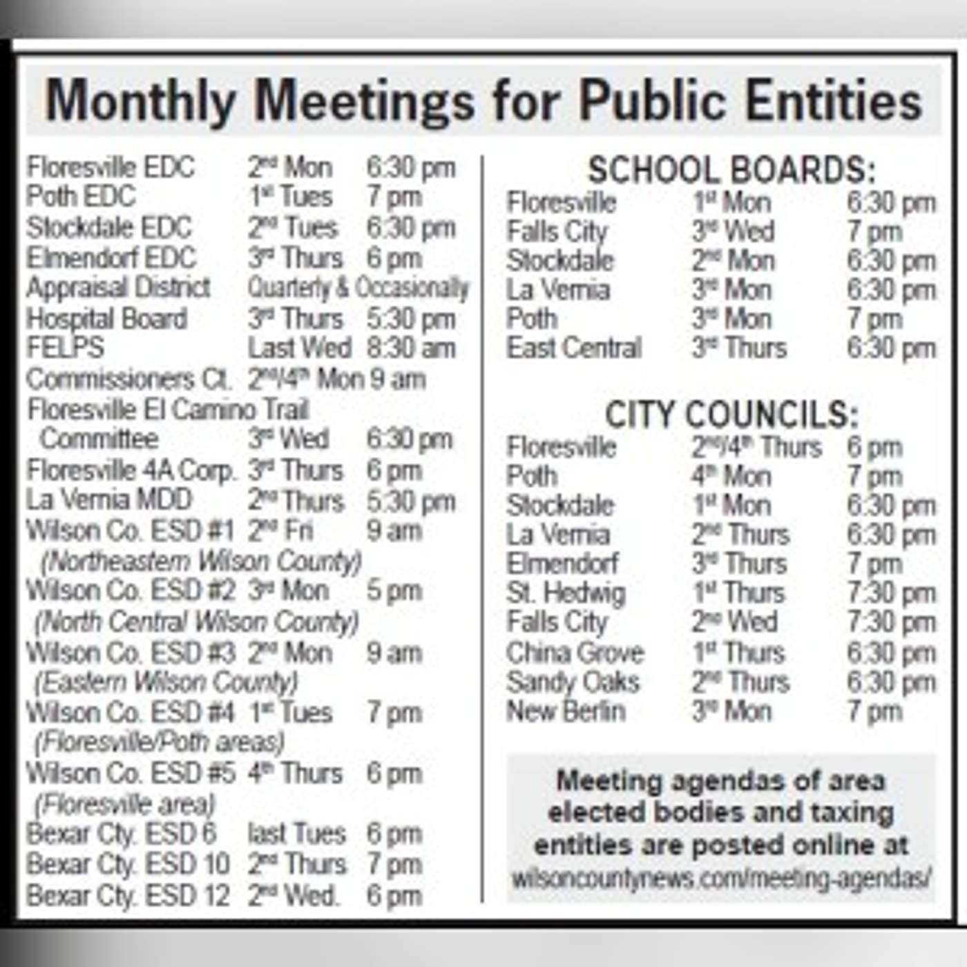 Wilson County News