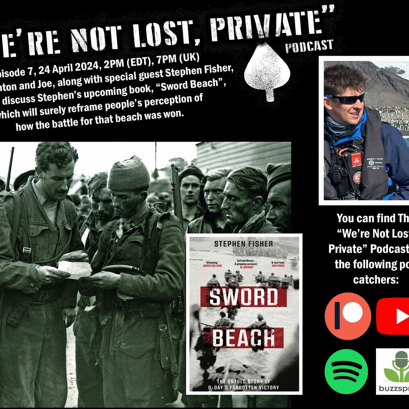 EP7 - Sword Beach w/Stephen Fisher episode artwork