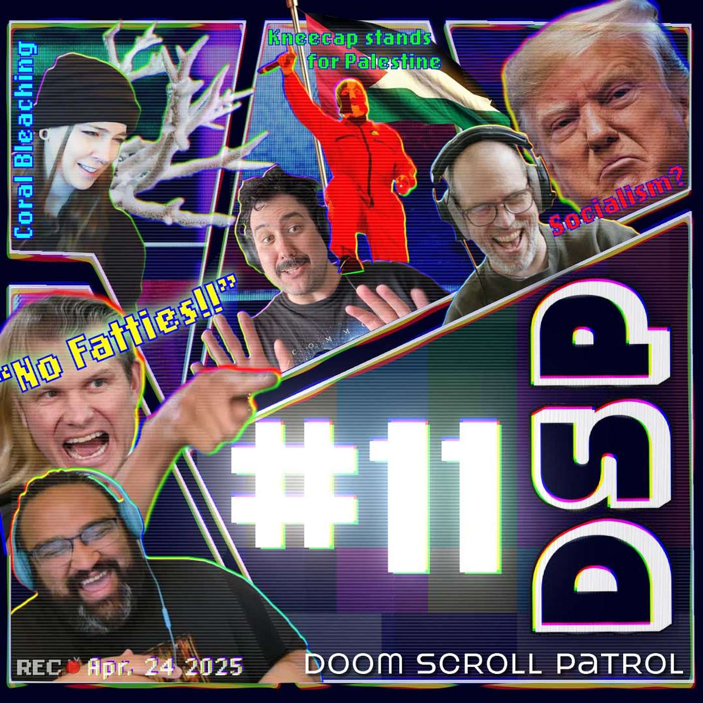 The world may be unravelling, but America's soldiers will all be swol!: Doom Scroll Patrol #11 episode artwork