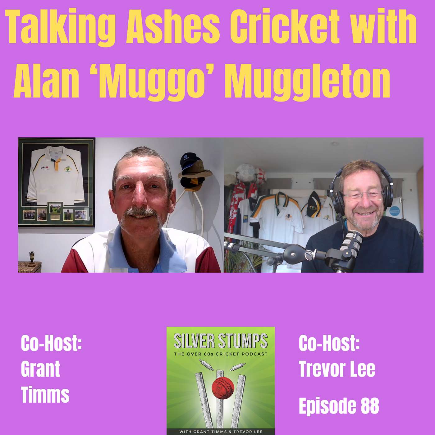 Talking Ashes Cricket with Alan 'Muggo' Muggleton and almost Len Pascoe
