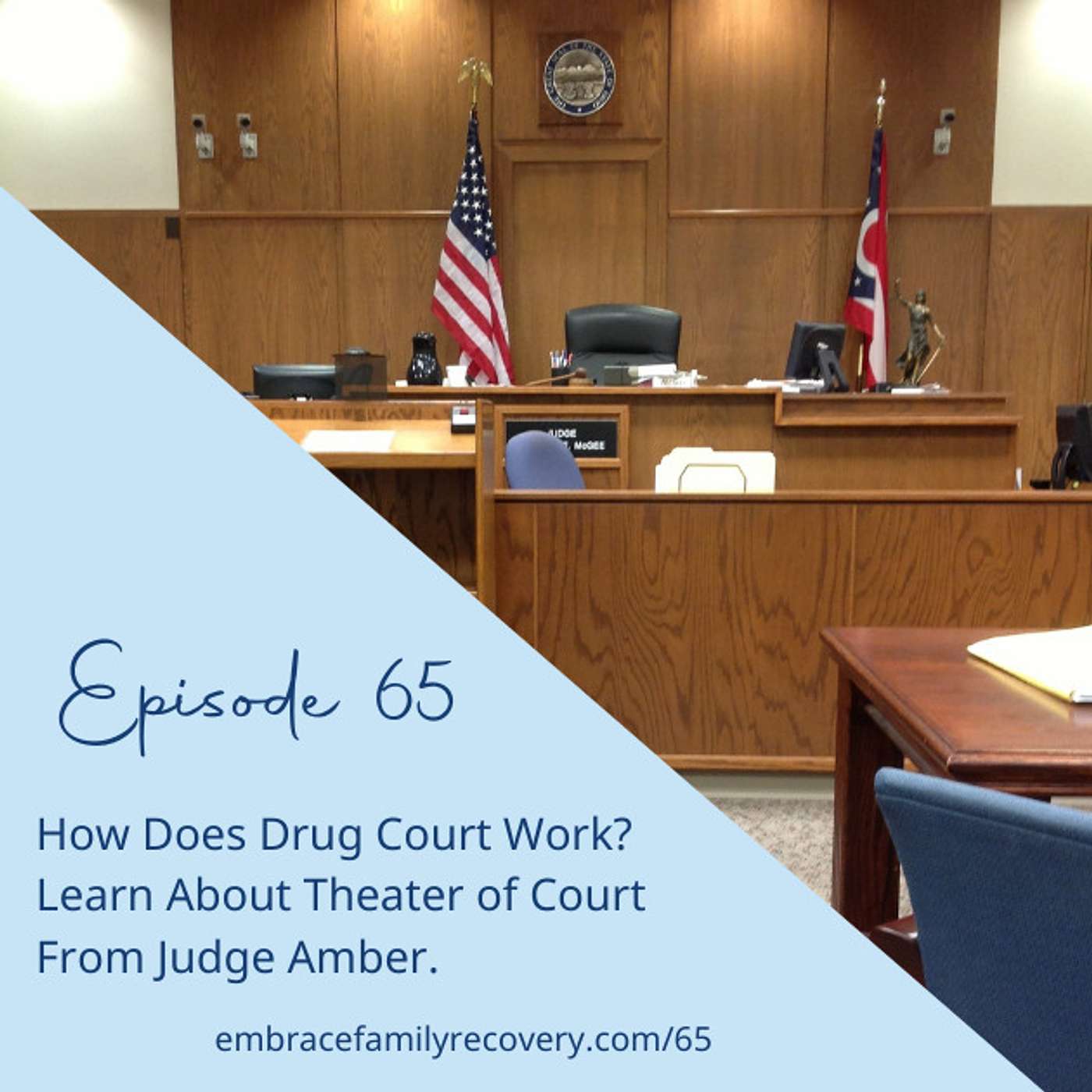 Ep 65 - How Does Drug Court Work? Learn About Theater of Court from Judge Amber.