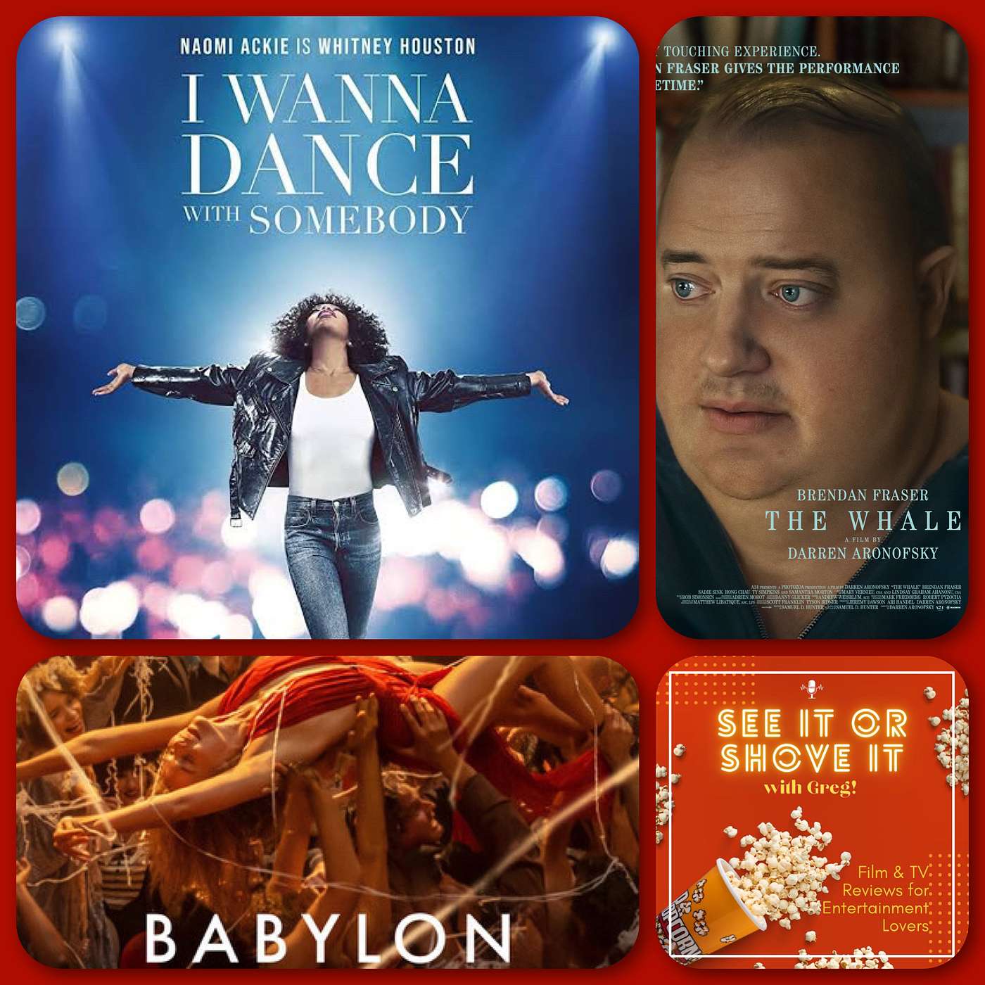 Episode 49: Babylon, Whitney Houston: I Wanna Dance with Somebody, The Whale episode artwork