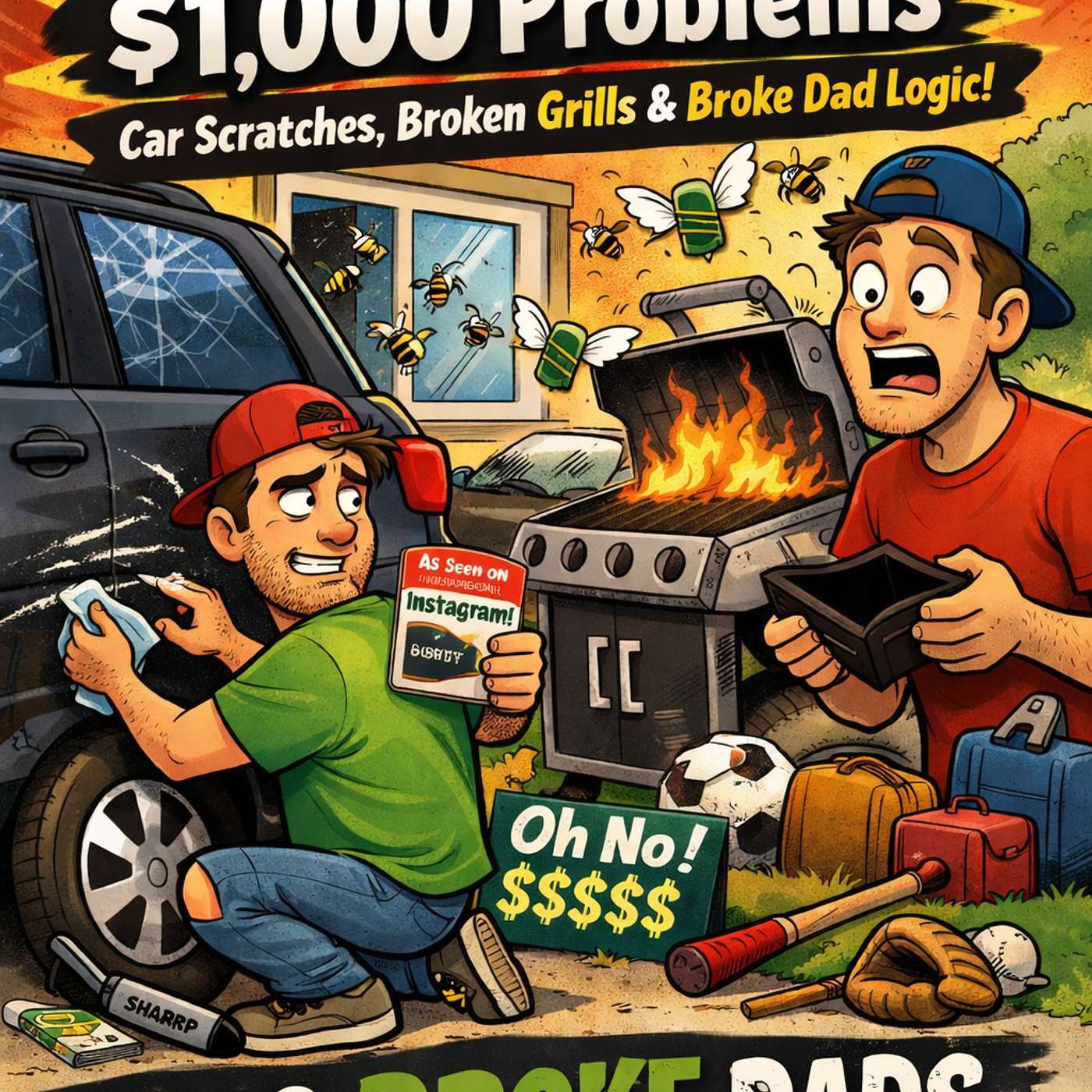 $11 Fixes & $1,000 Problems: Car Scratches, Broken Grills, and Broke Dad Logic episode artwork