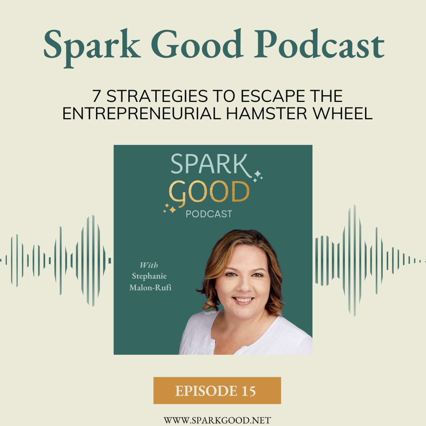 #15: 7 Strategies to Escape the Entrepreneurial Hamster Wheel episode artwork