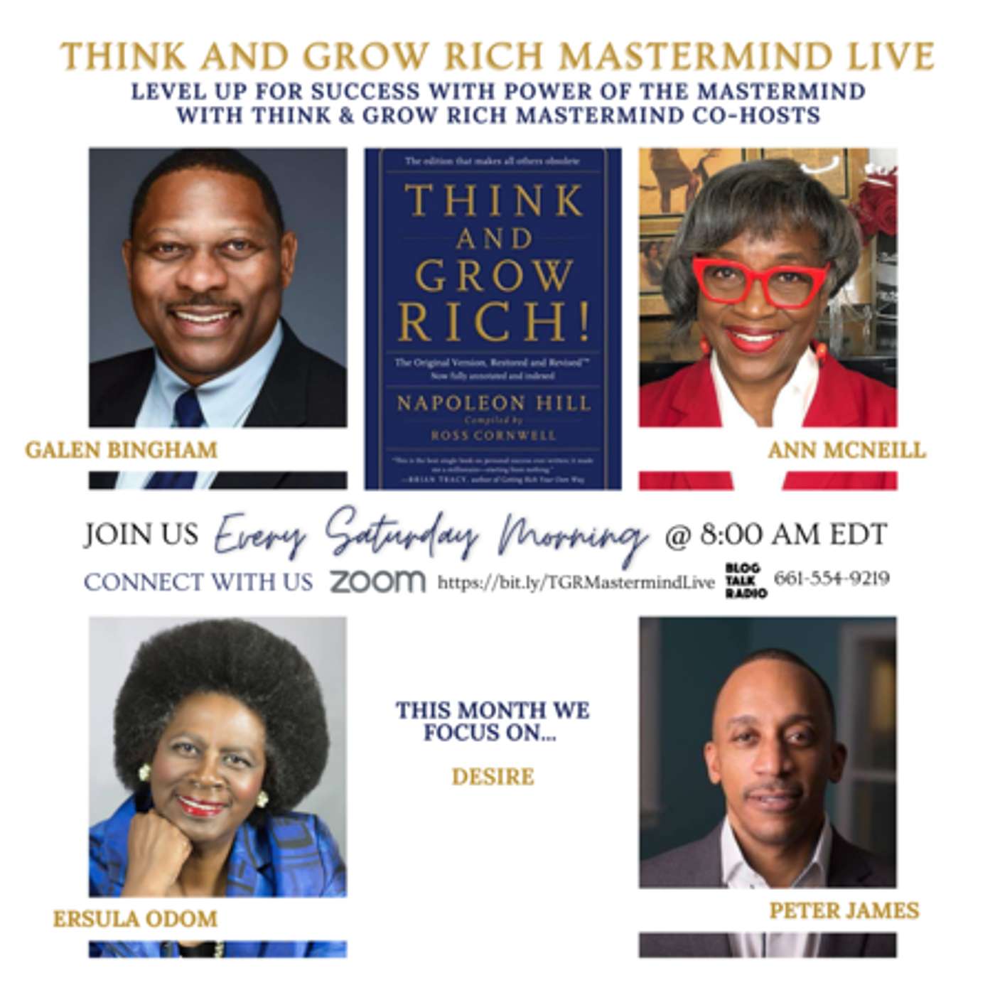 Think and Grow Rich Mastermind MASTERCLASS LIVE – “DESIRE" episode artwork