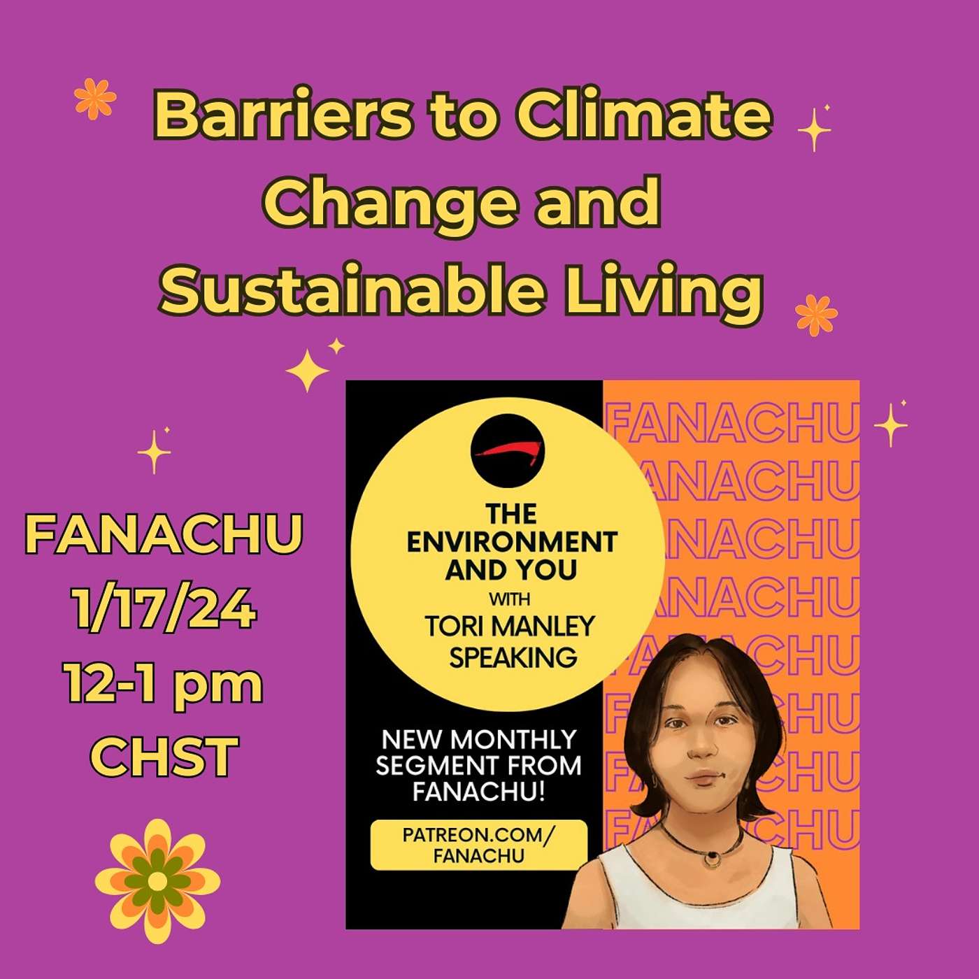 "Barriers to Climate Change & Sustainable Living" with Tori Manley Speaking (The Environment and You)