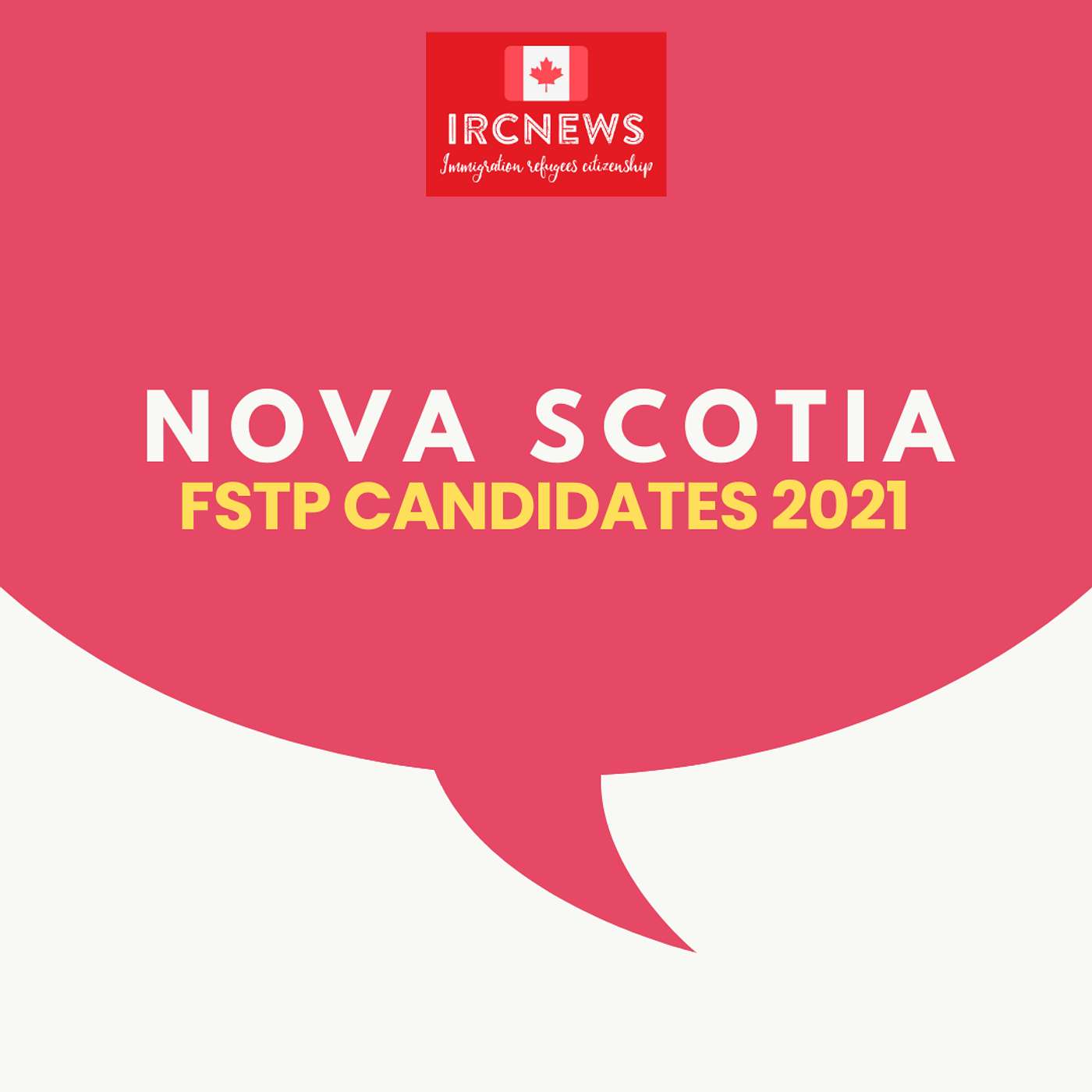 Canada Immigration Total FSTP Express Entry Candidate Selection for the Province of Nova Scotia in 2021 episode artwork