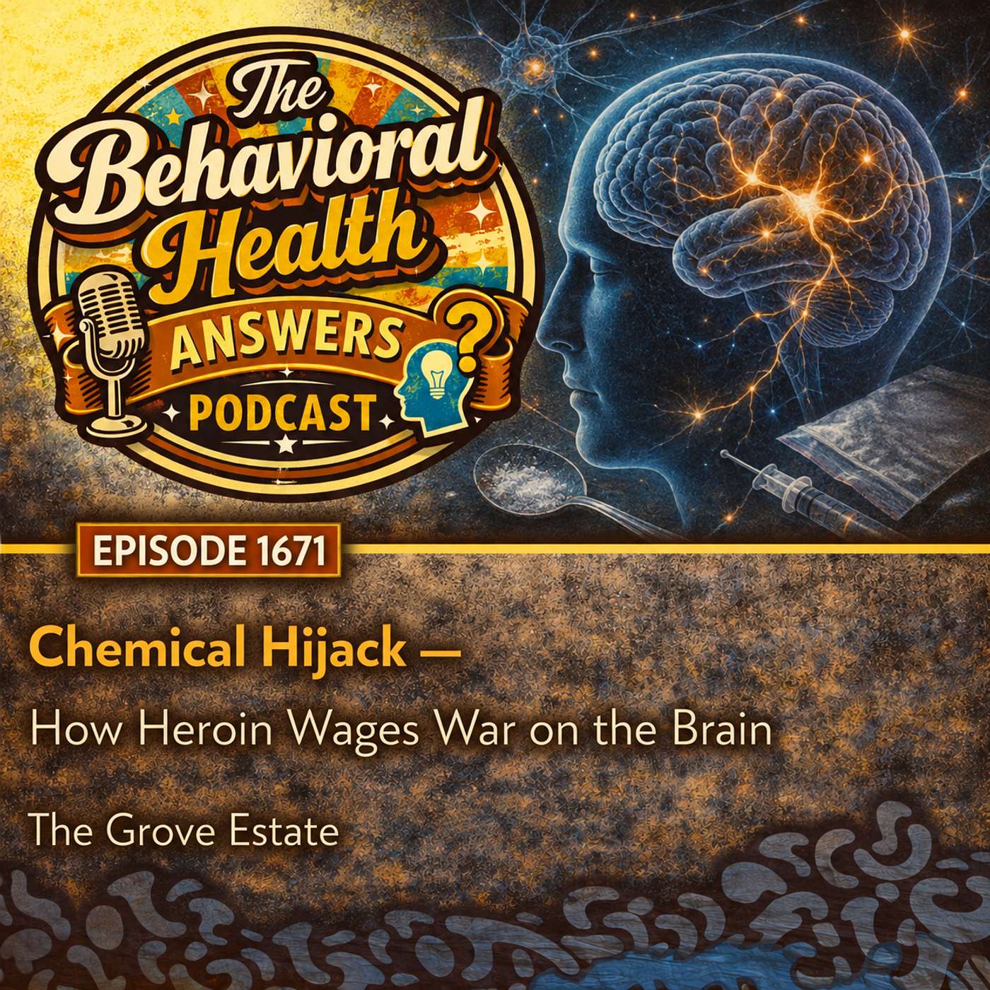 Episode 1671: Chemical Hijack - How Heroin Wages War on the Brain | The Grove Estate episode artwork