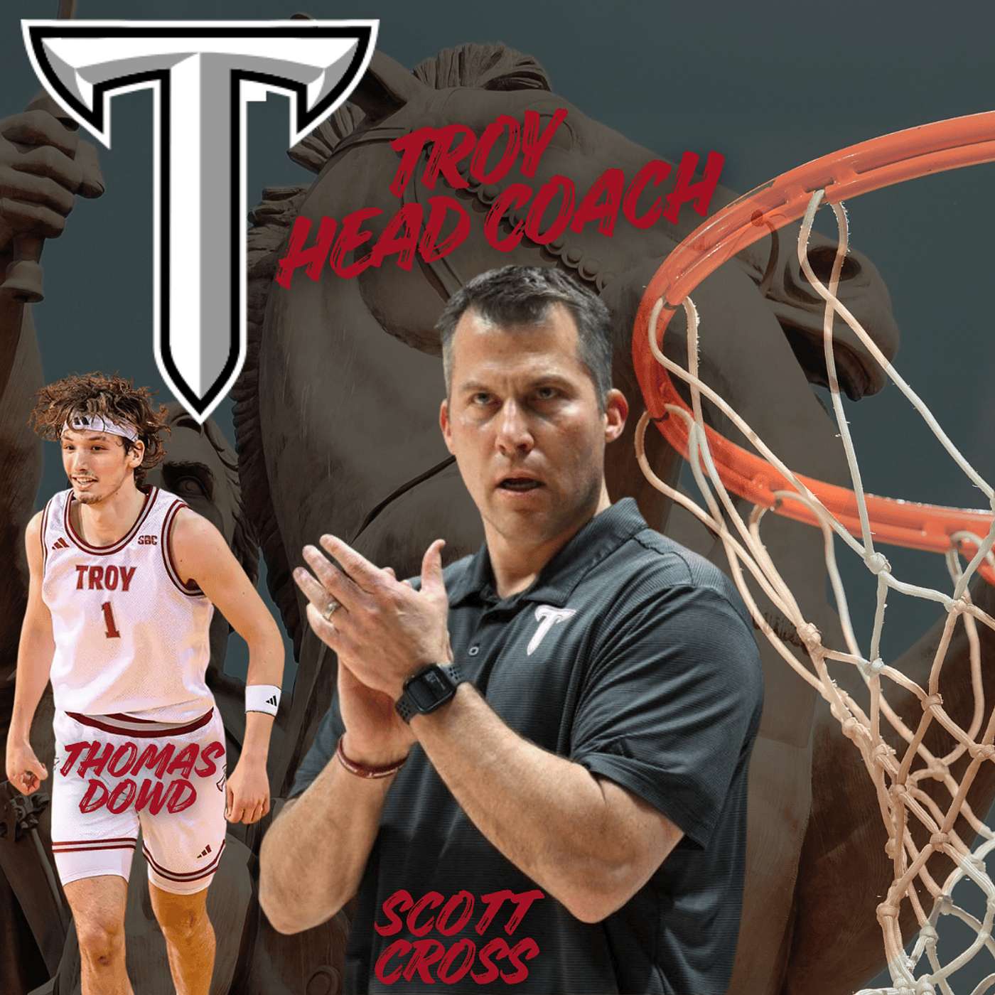 Round Ball Round Up - Troy Trojans Interviews (Scott Cross & Thomas Dowd)