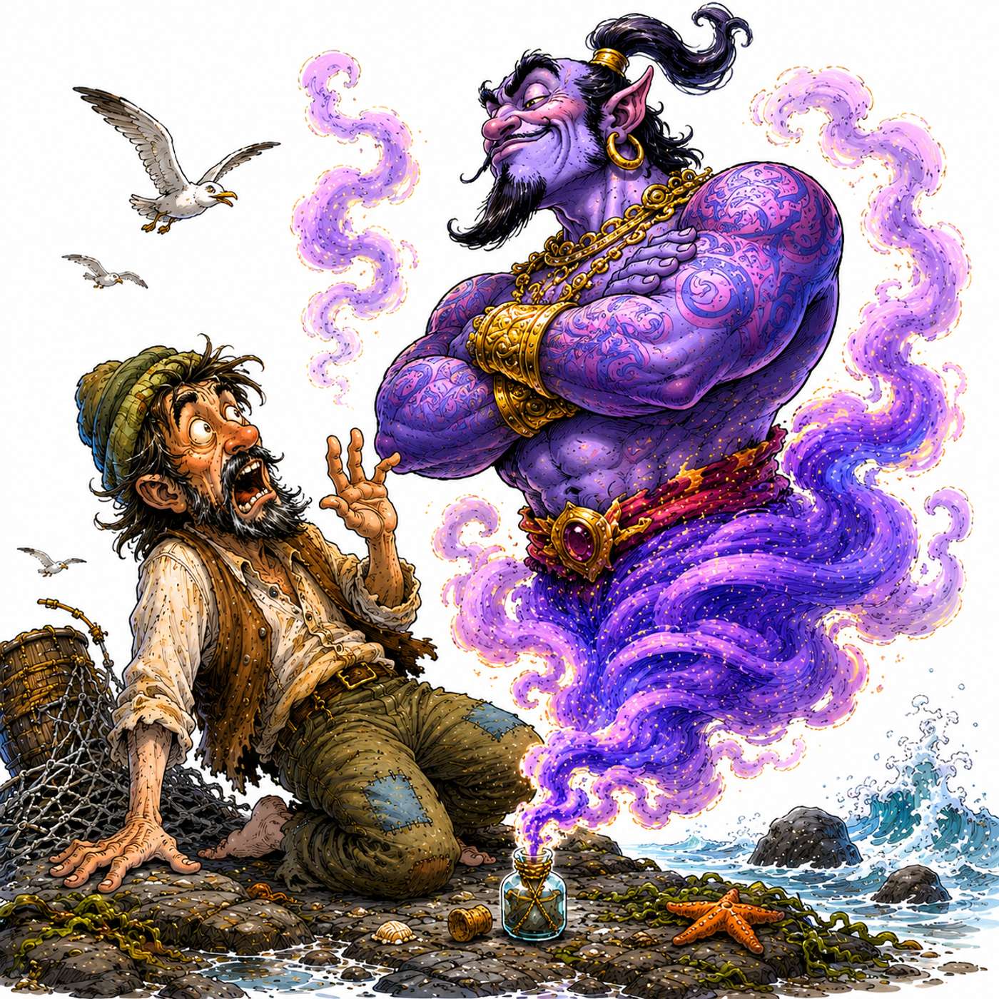 Monsters A - Z: Genie - thinking smart is better than acting fast
