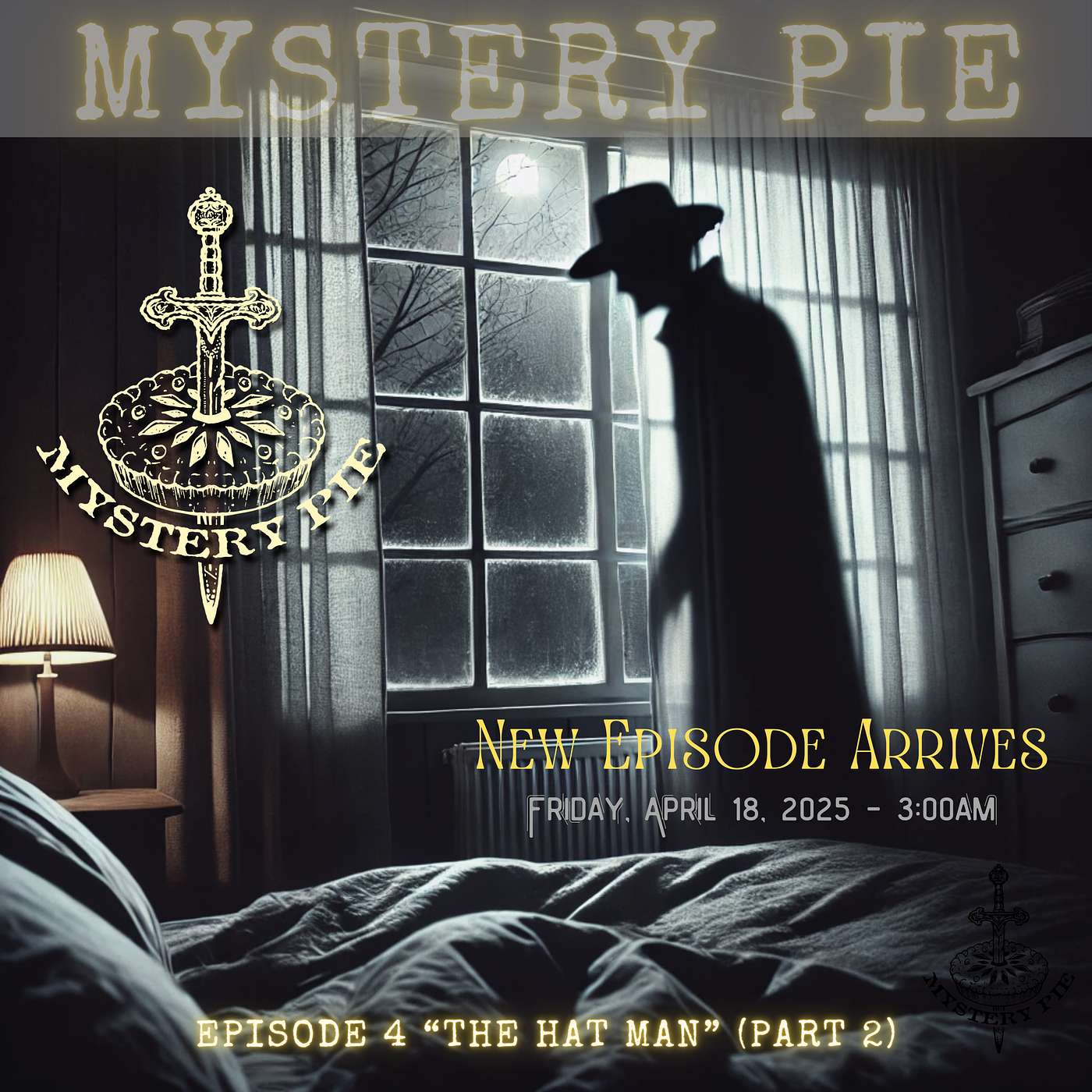 Mystery Pie preview ep. 4 "The Hat Man" (part 2) Jake's hat man visitation, shadow figures, curse over Oxford, hole in the wall, time slip, the old cowboy hat, a witch's curse, a knock on the door, the orange cat, the booms, suspended in air, cave systems