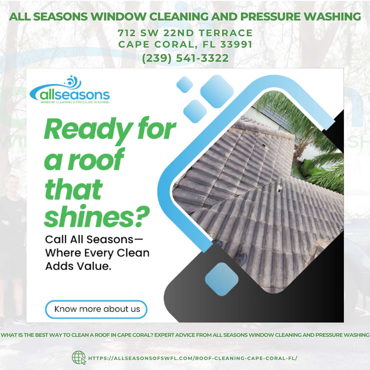 What Is the Best Way to Clean a Roof in Cape Coral? Expert Advice From All Seasons Window Cleaning and Pressure Washing episode artwork