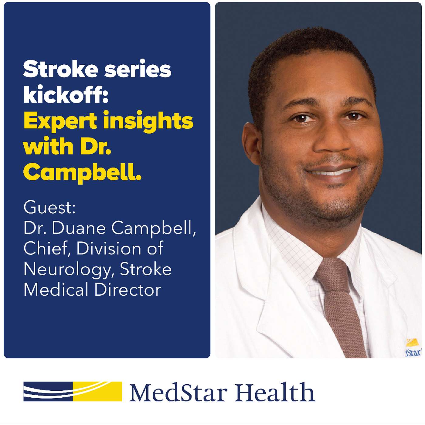 cover of episode Stroke Deep Dive: Expert Knowledge with Dr. Campbell
