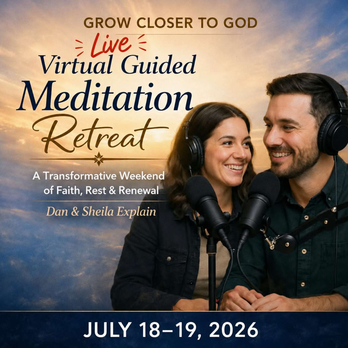What to Expect at Our Virtual Guided Meditation Retreat | Deep Dive with Dan & Sheila episode artwork