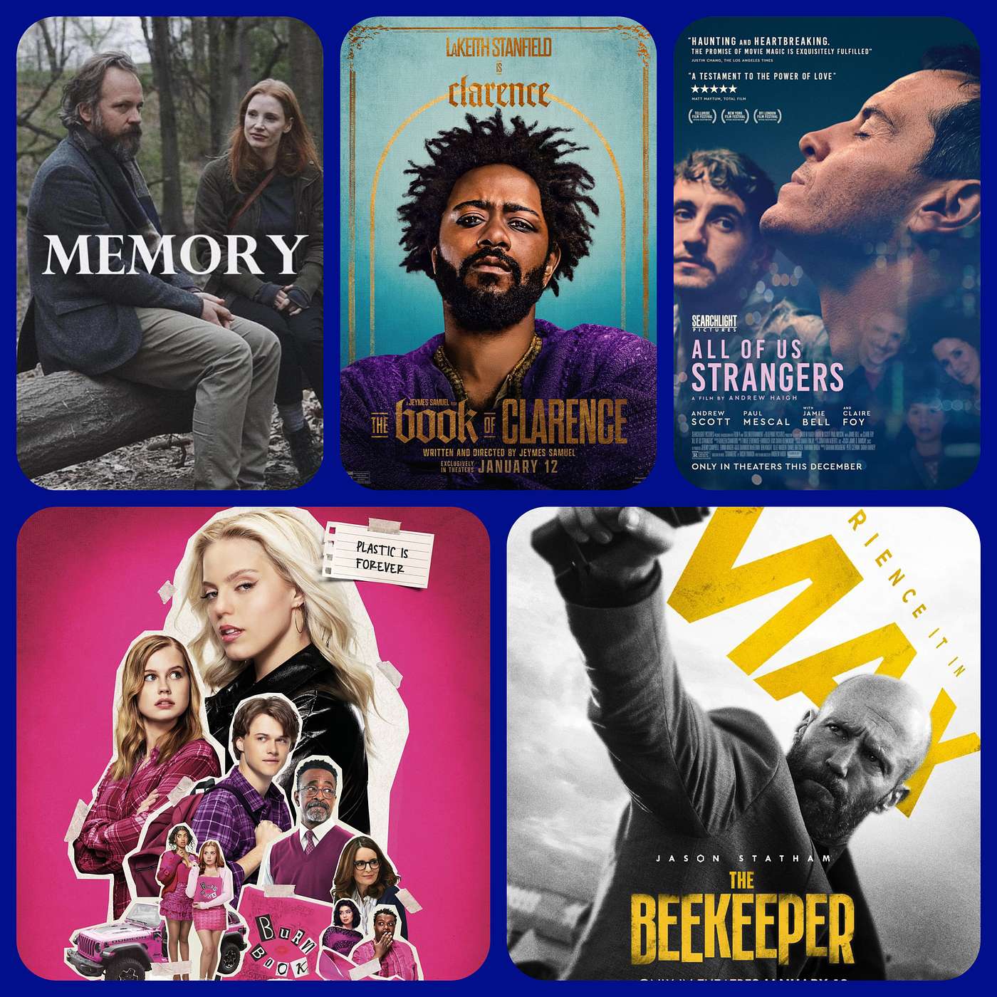 Episode 133: Mean Girls, The Beekeeper, The Book of Clarence, Memory, All of Us Strangers episode artwork
