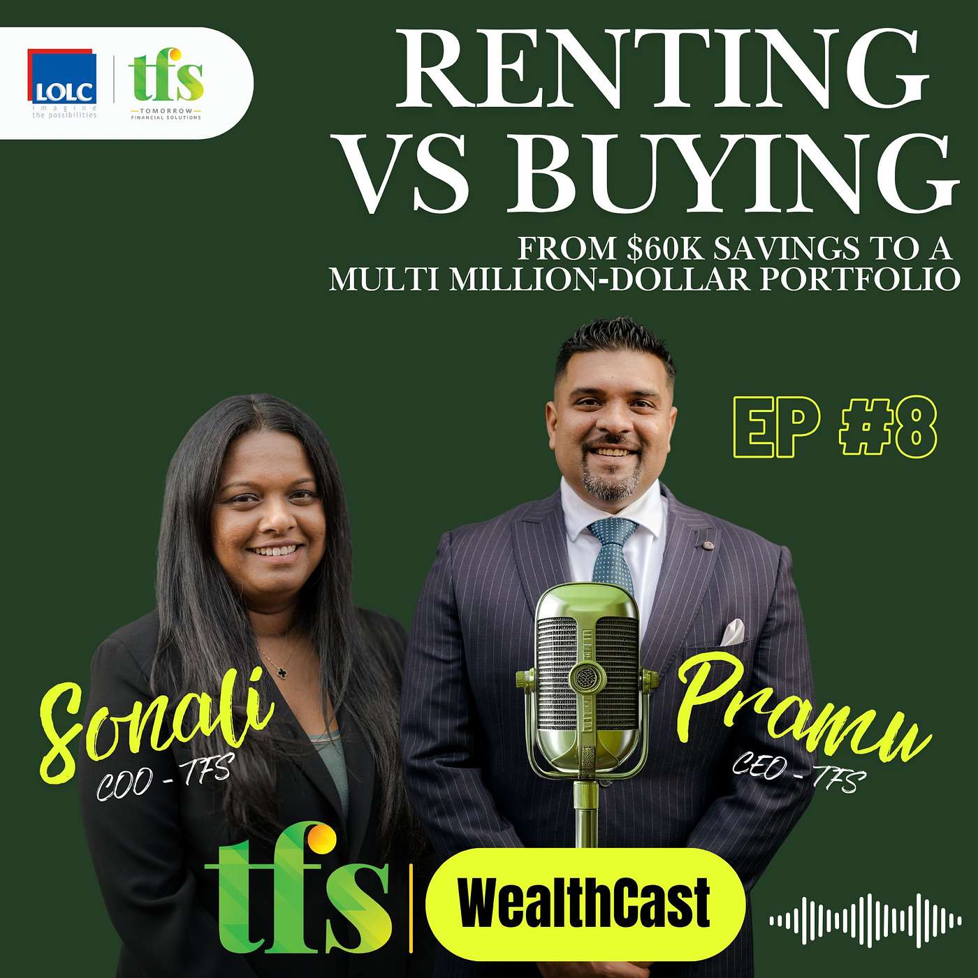 “Rent vs Buy: From $60k Savings to a Multi Million‑Dollar Portfolio” episode artwork
