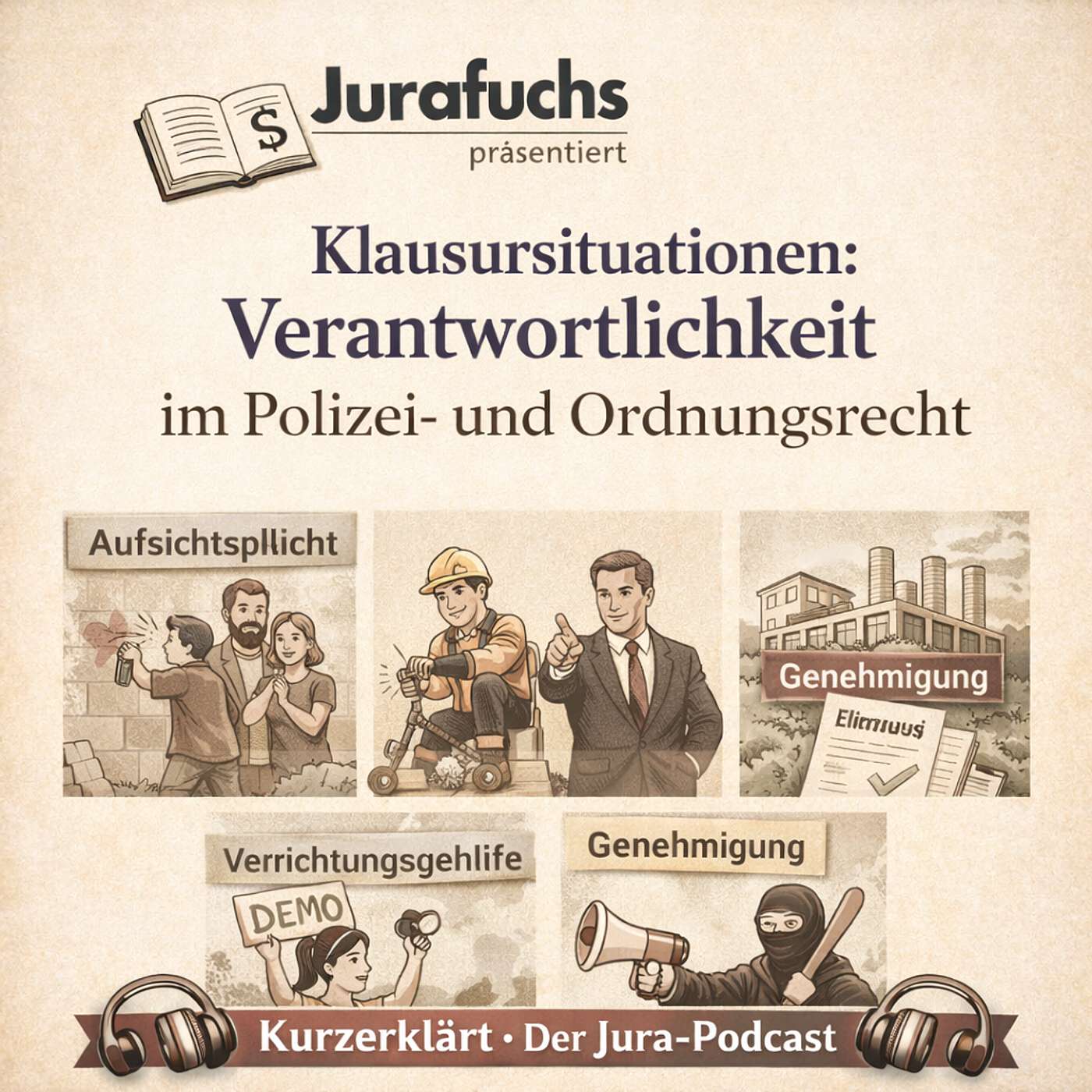 Klausurkonstellationen zur Verantwortlichkeit im Polizei- und Ordnungsrecht | Zusatzverantwortlichkeit | Legalisierungswirkung einer Genehmigung | Klausuraufbau