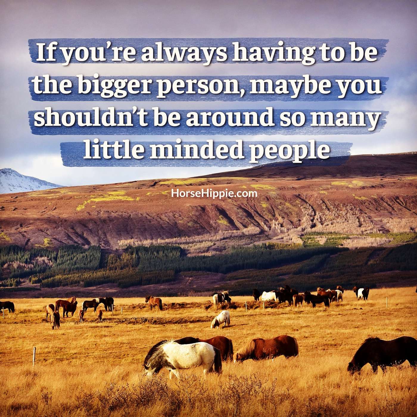 You Don’t Have To Be The Bigger Person