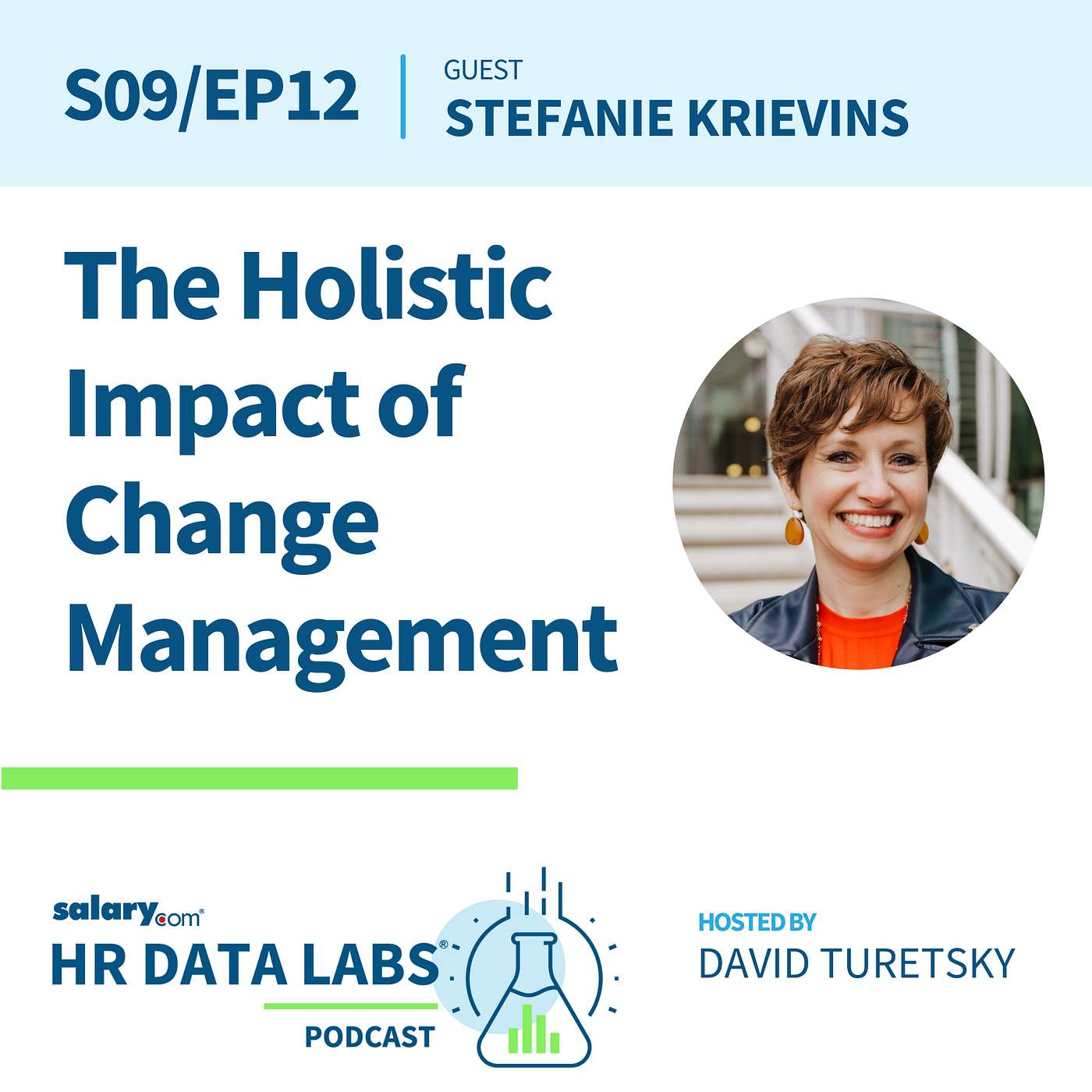 cover of episode Stefanie Krievins - The Holistic Impact of Change Management