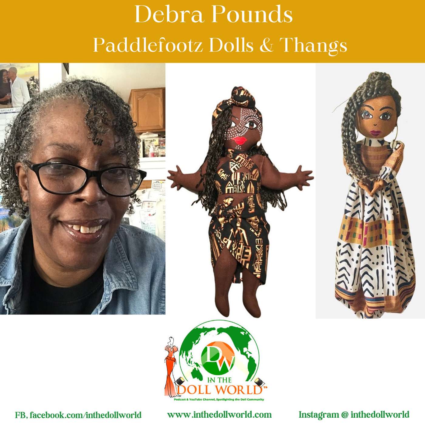 Debra Pounds, owner of Paddlefootz Dolls & Thangs