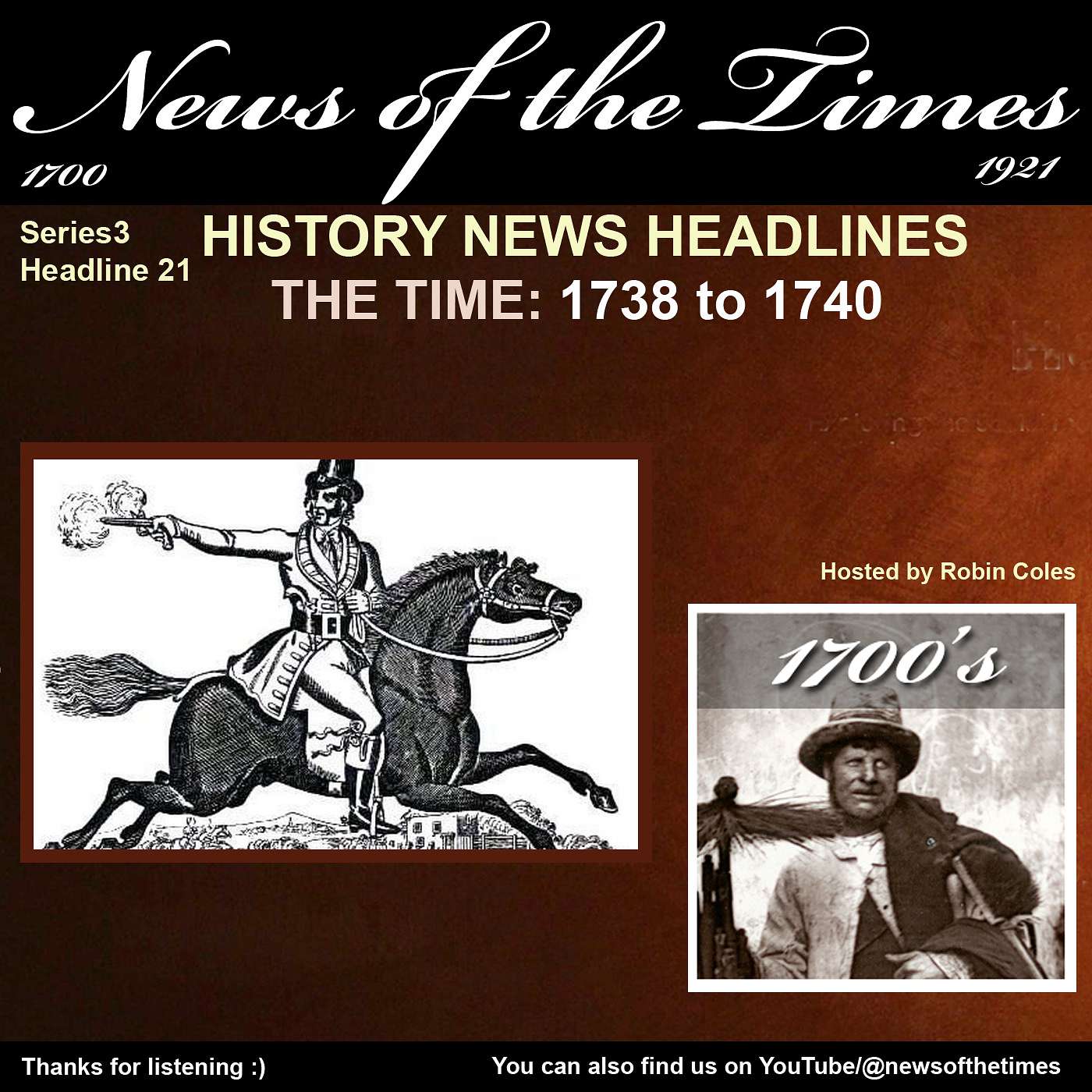 Headline21. Some of the headlines of 1738 to 1740