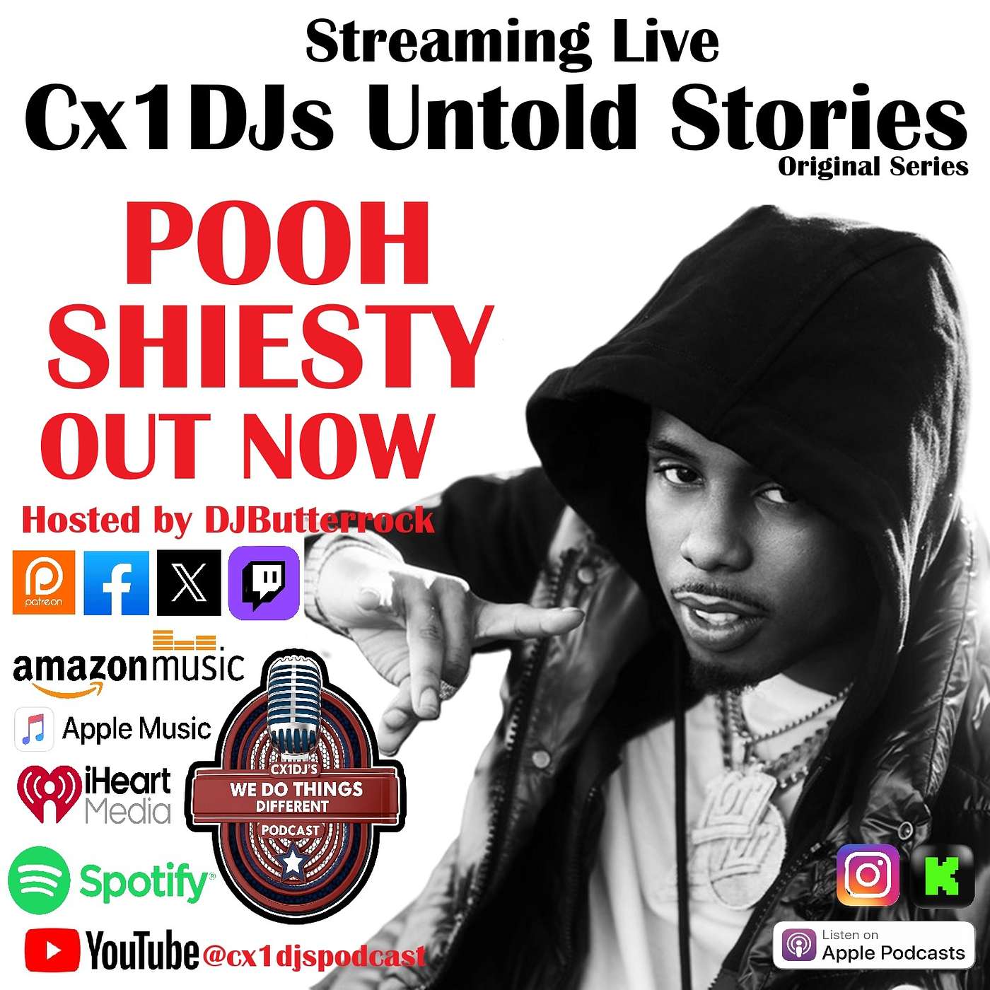 Cx1DJs Untold Stories of Pooh Shiesty Hosted by DJButterrock Full Episode episode artwork