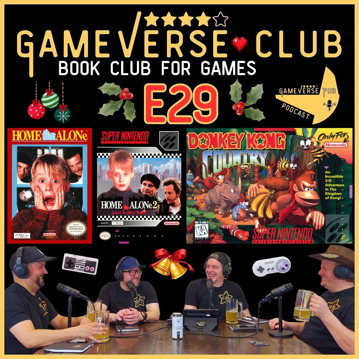 Donkey Kong Country, Home Alone 1&2 (NES and SNES)