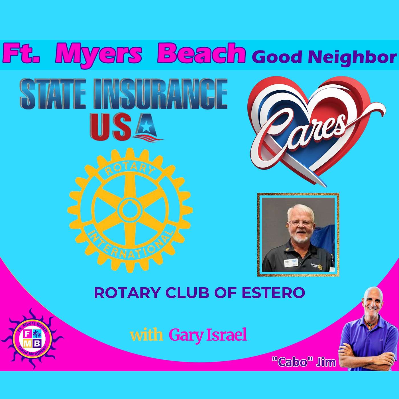 ST INS CARES-Estero Rotary Club of Estero-Service Above Self In Estero