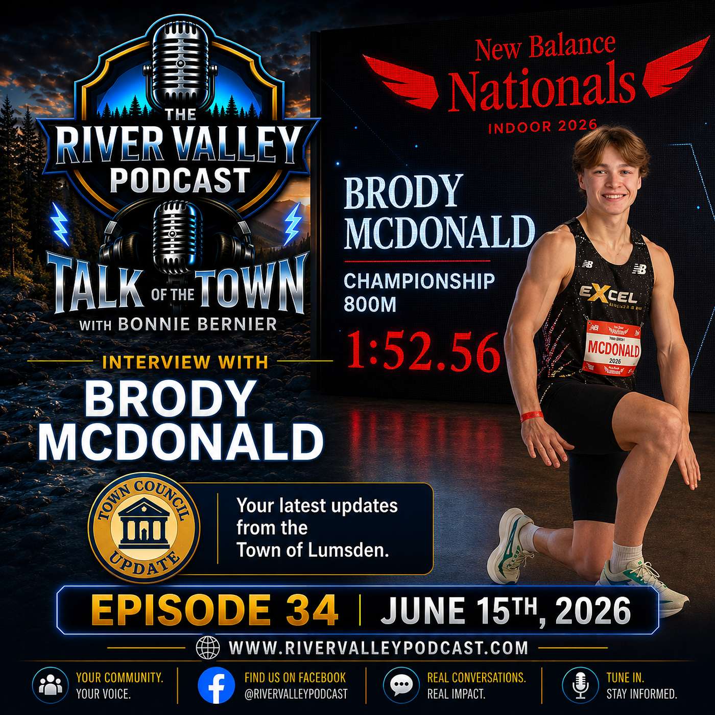 Brody McDonald plus Town Council Update episode artwork