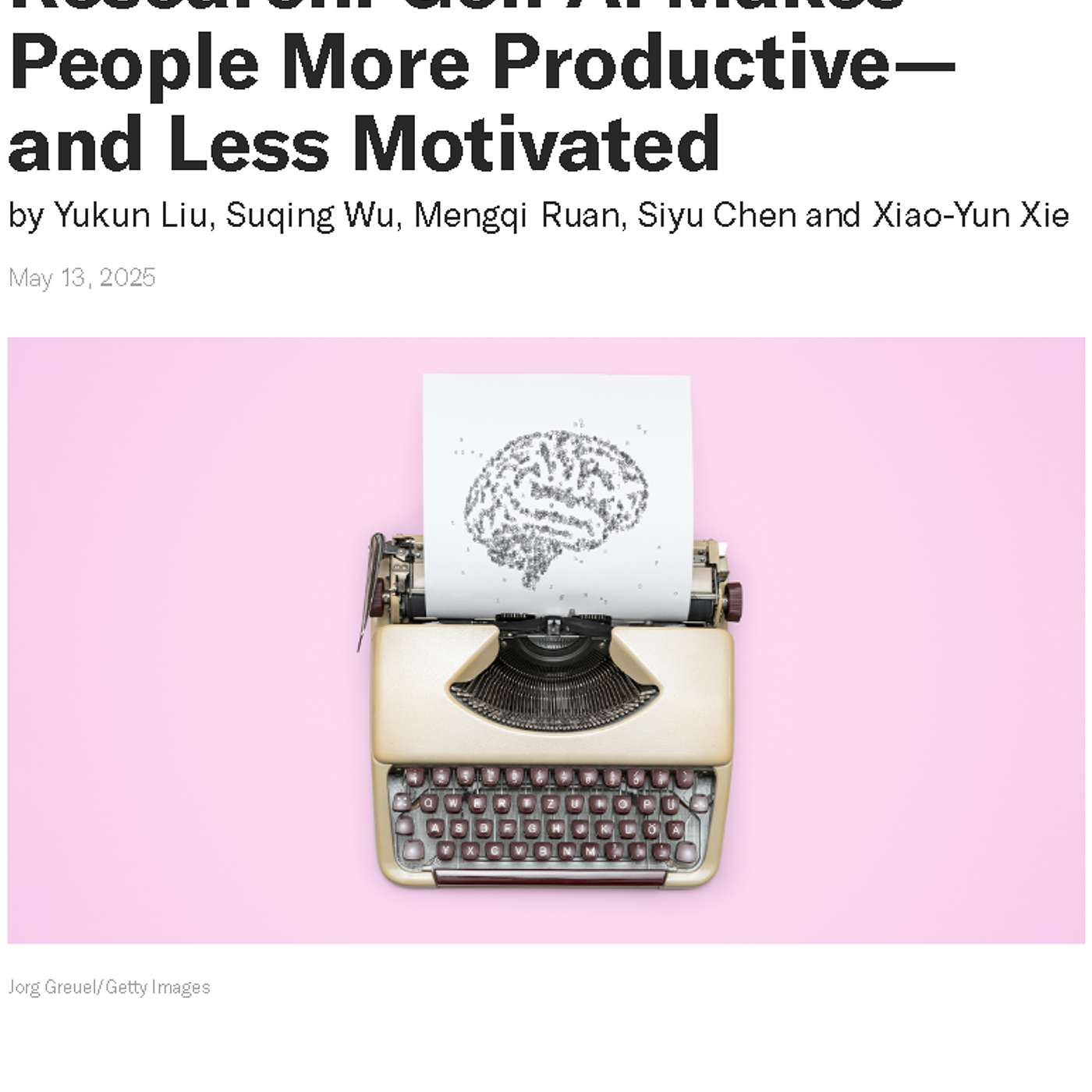 Robot Writes Review, Human Falls Asleep
