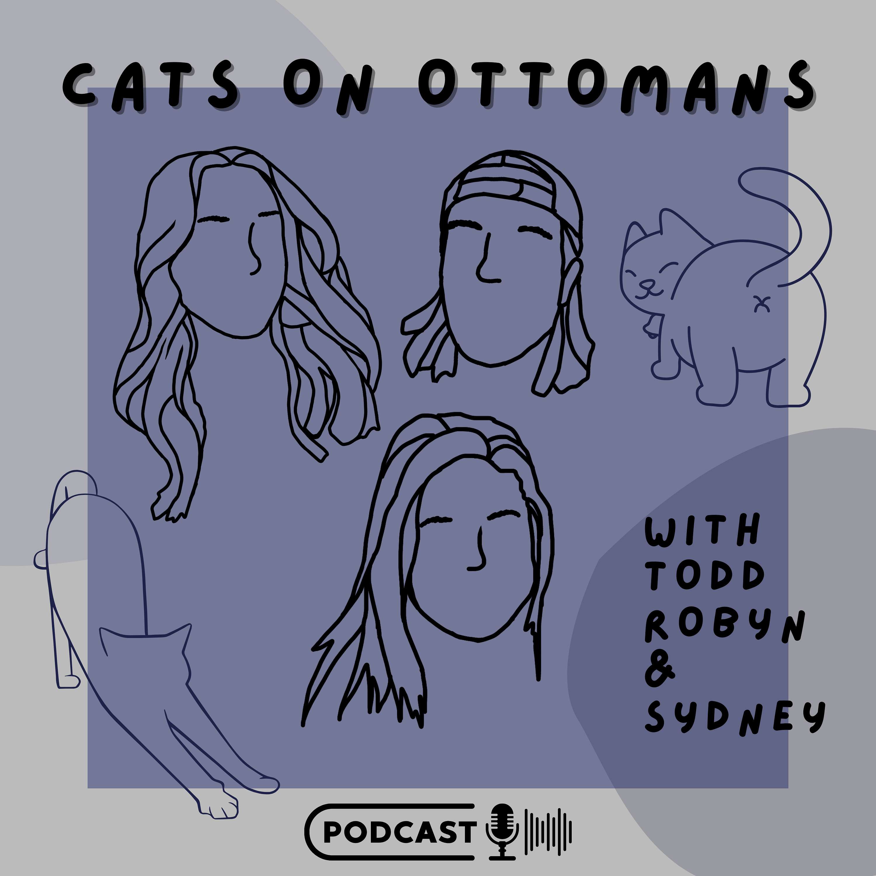 Cats On Ottomans