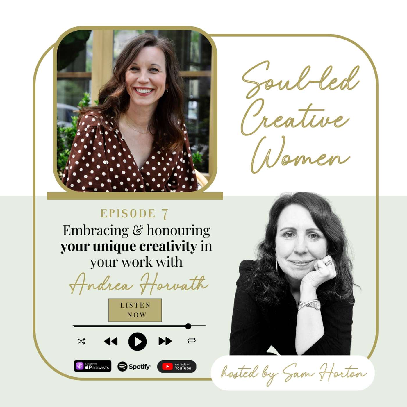 HONOURING YOUR UNIQUE CREATIVITY in your work with Andrea Horvath
