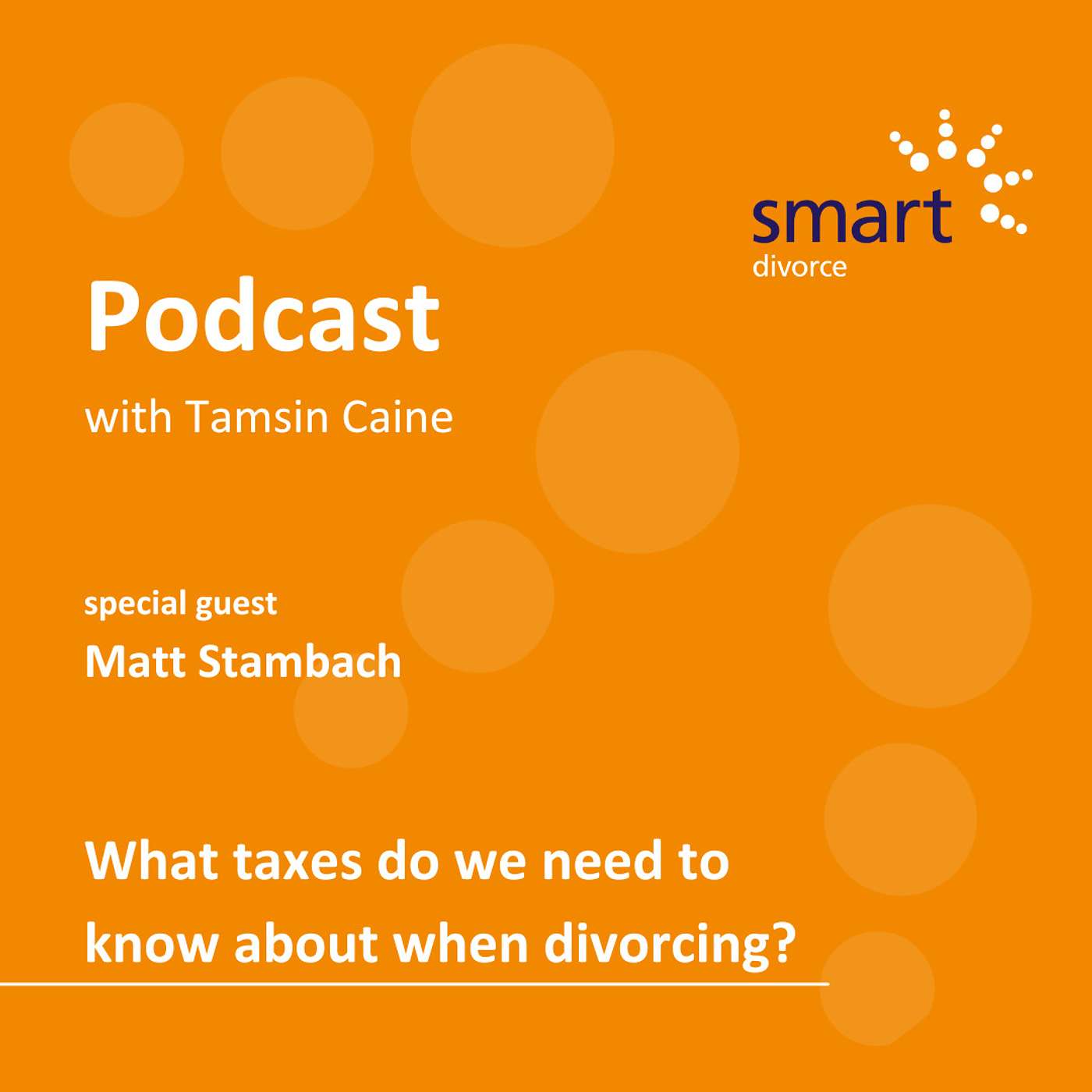 What taxes do we need to know about when divorcing?